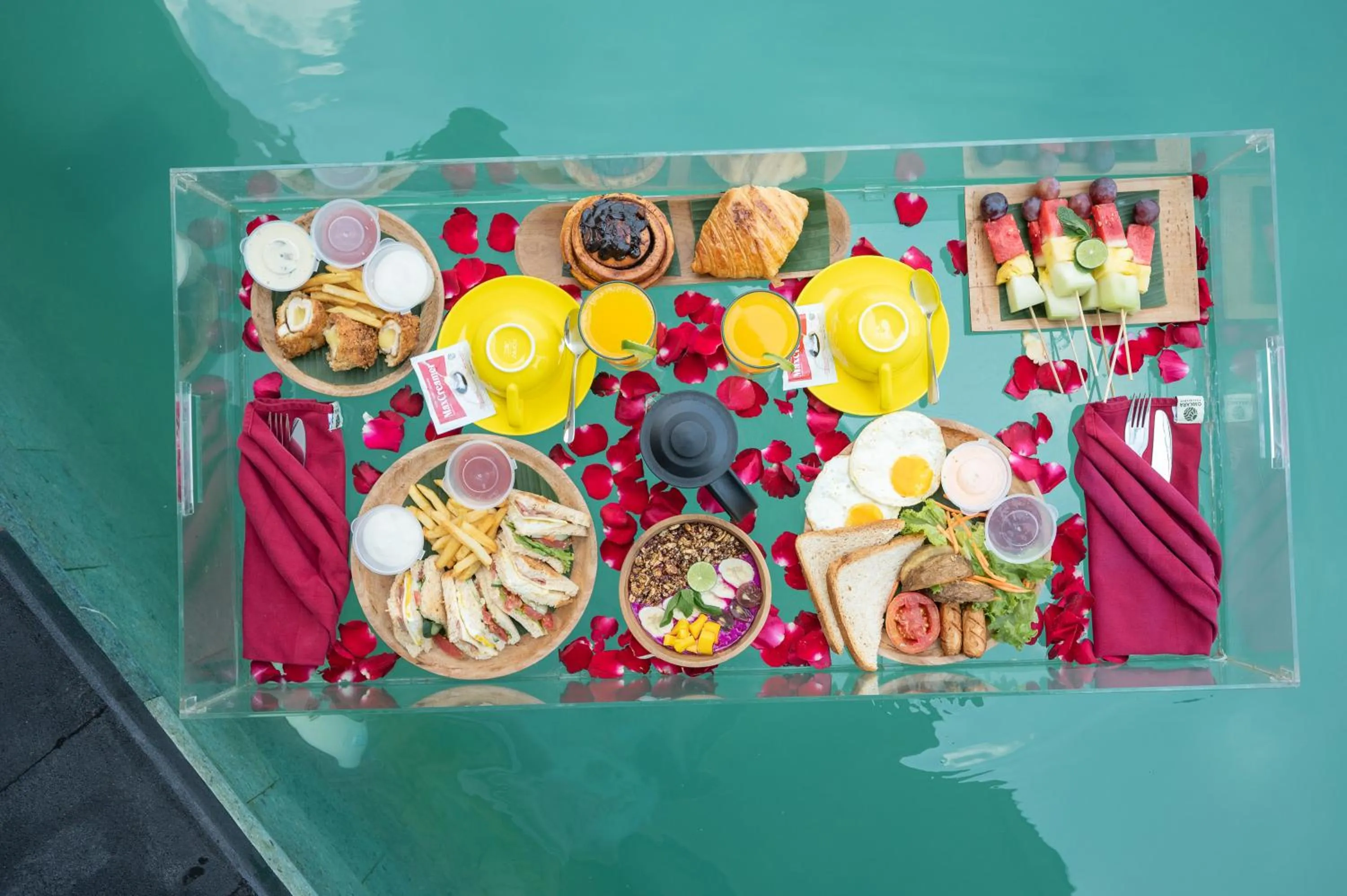 Food and drinks in Kairos Villa Ubud by Omkara Experience