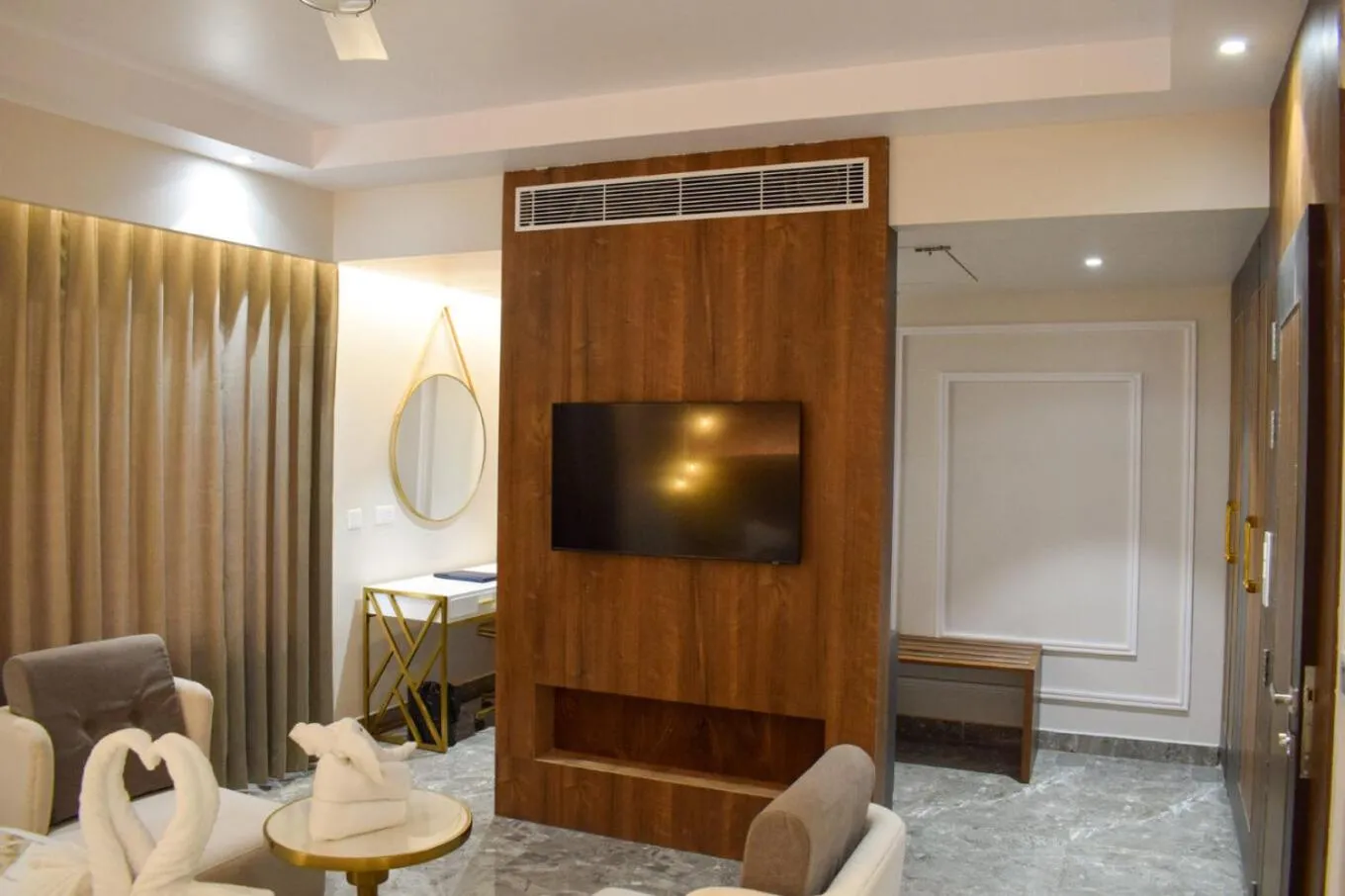 Seating area in Tulip Inn Shravasti