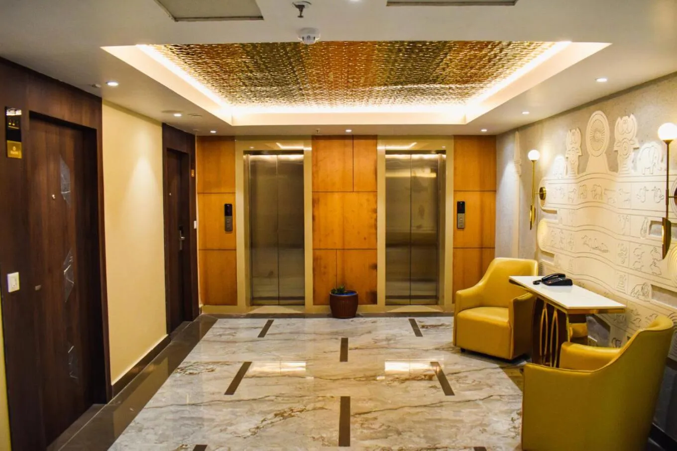 Seating area in Tulip Inn Shravasti