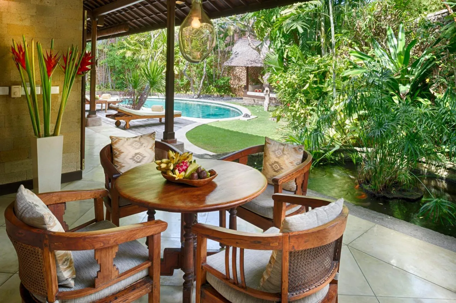 Dining area in Villa Kubu Seminyak