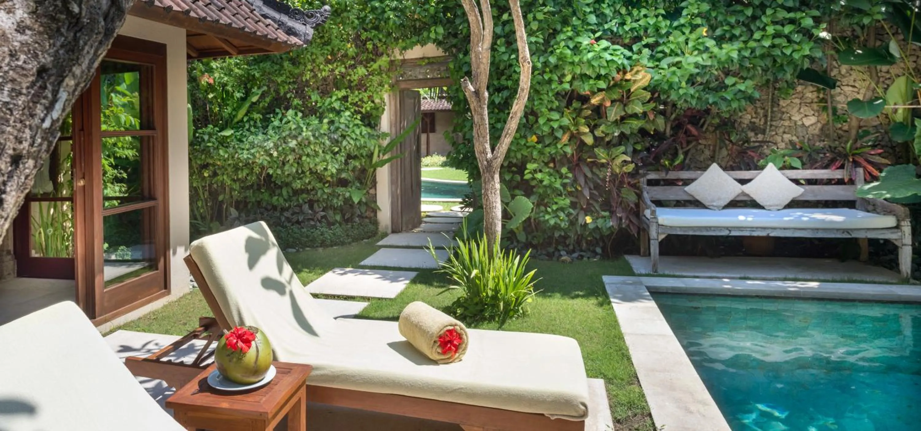 Natural landscape in Villa Kubu Seminyak