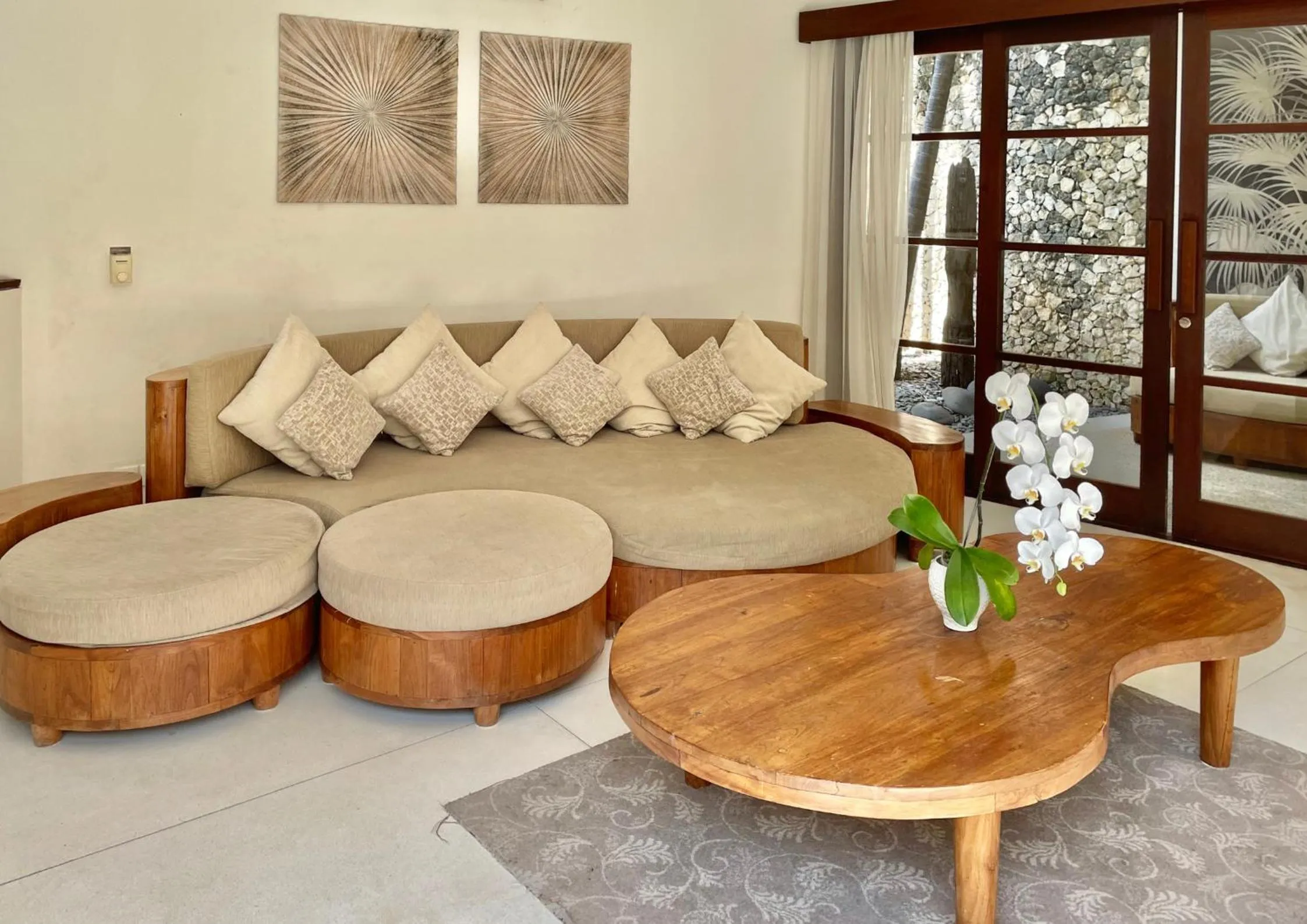 Living room in Villa Kubu Seminyak