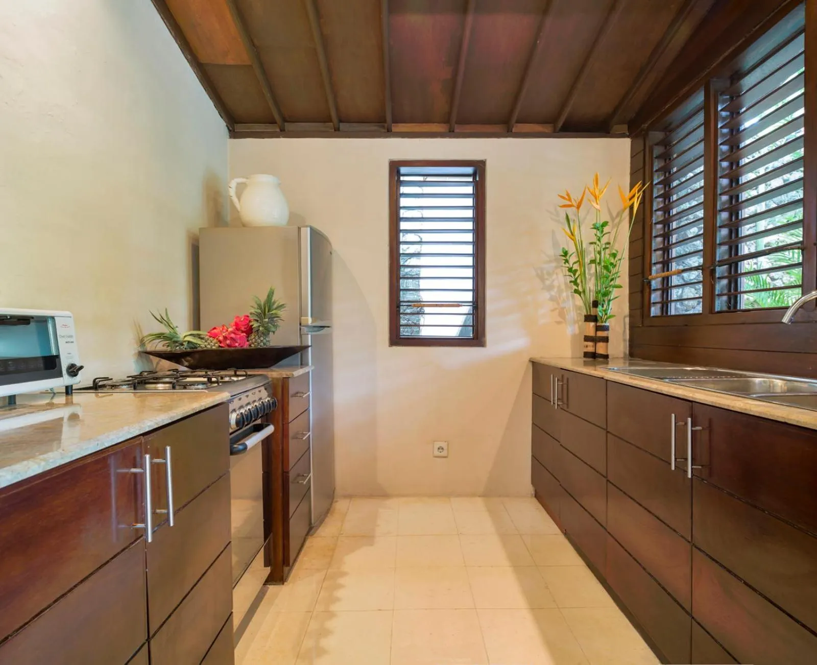 Kitchen or kitchenette in Villa Kubu Seminyak