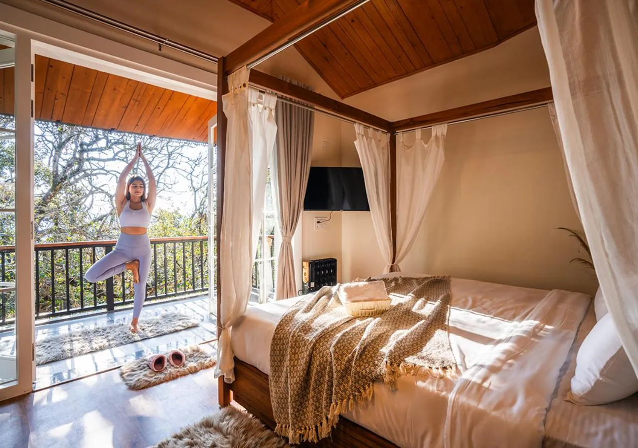 Bedroom, Bed in Moustache Bhimtal Luxuria, Nainital