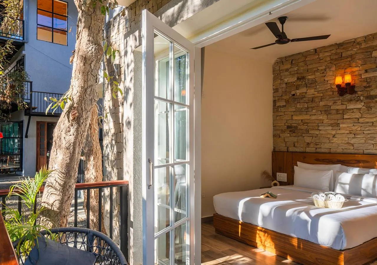 Bedroom, Bed in Moustache Bhimtal Luxuria, Nainital