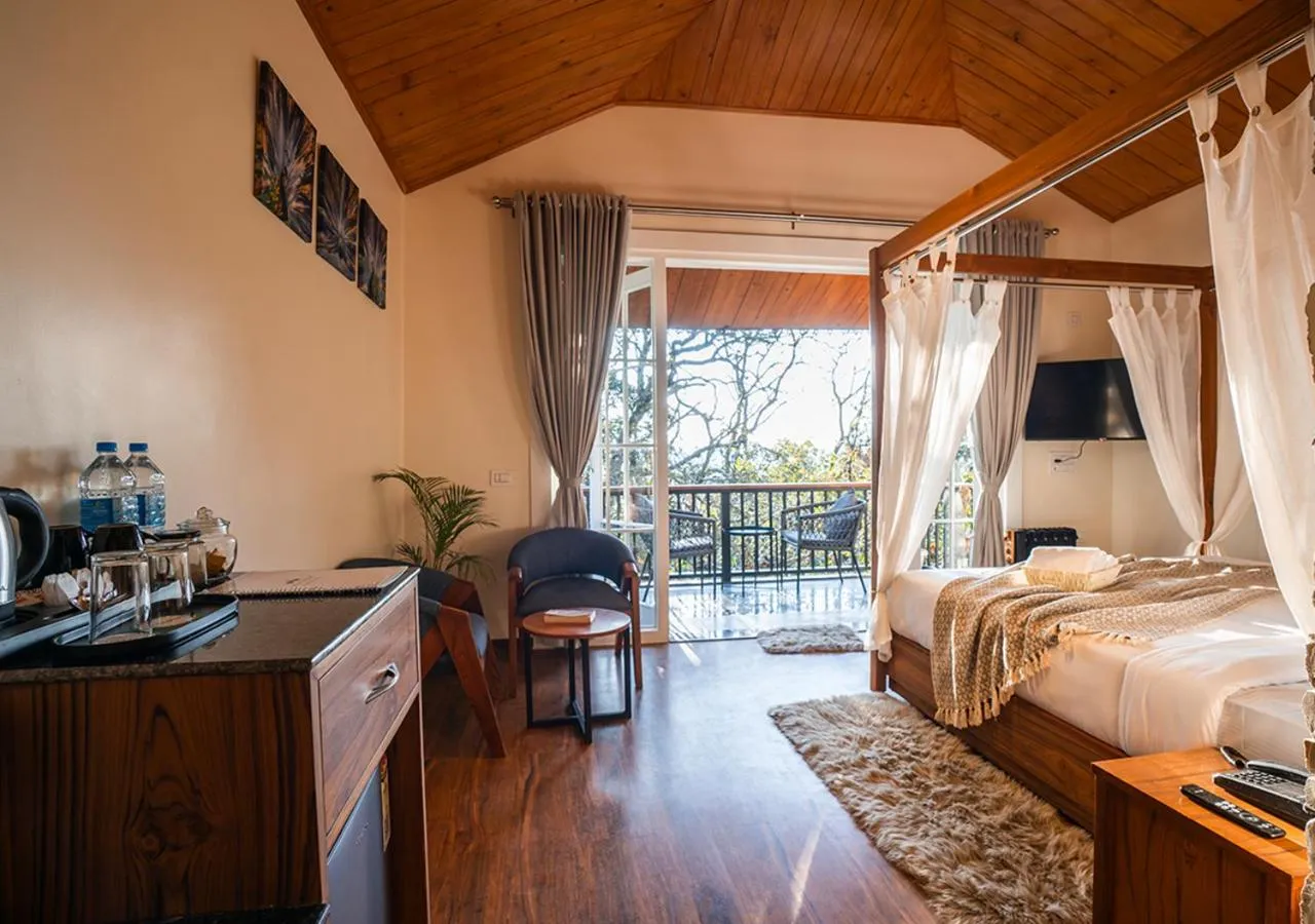 Photo of the whole room, Bed in Moustache Bhimtal Luxuria, Nainital