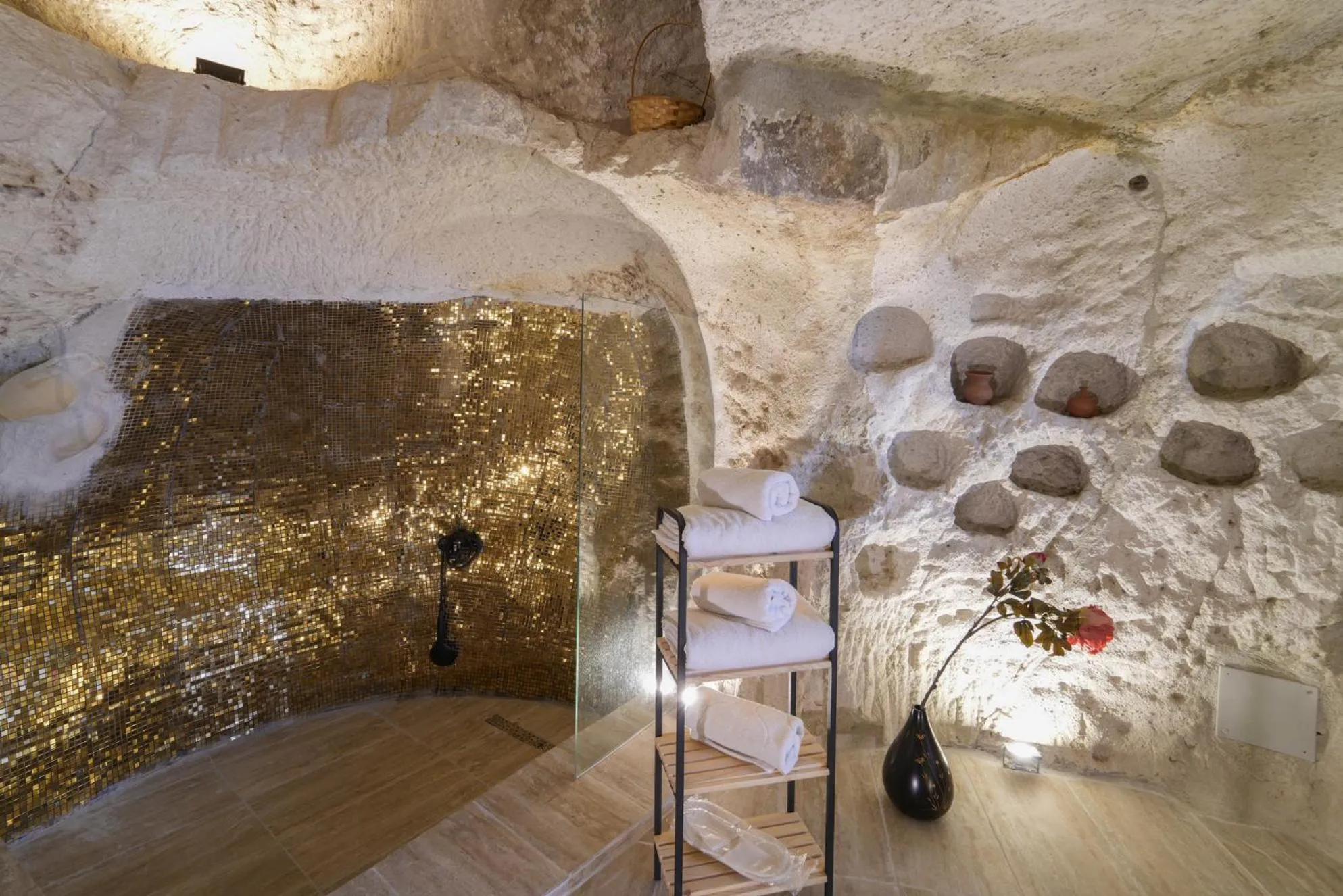 Shower in My Cave Suites