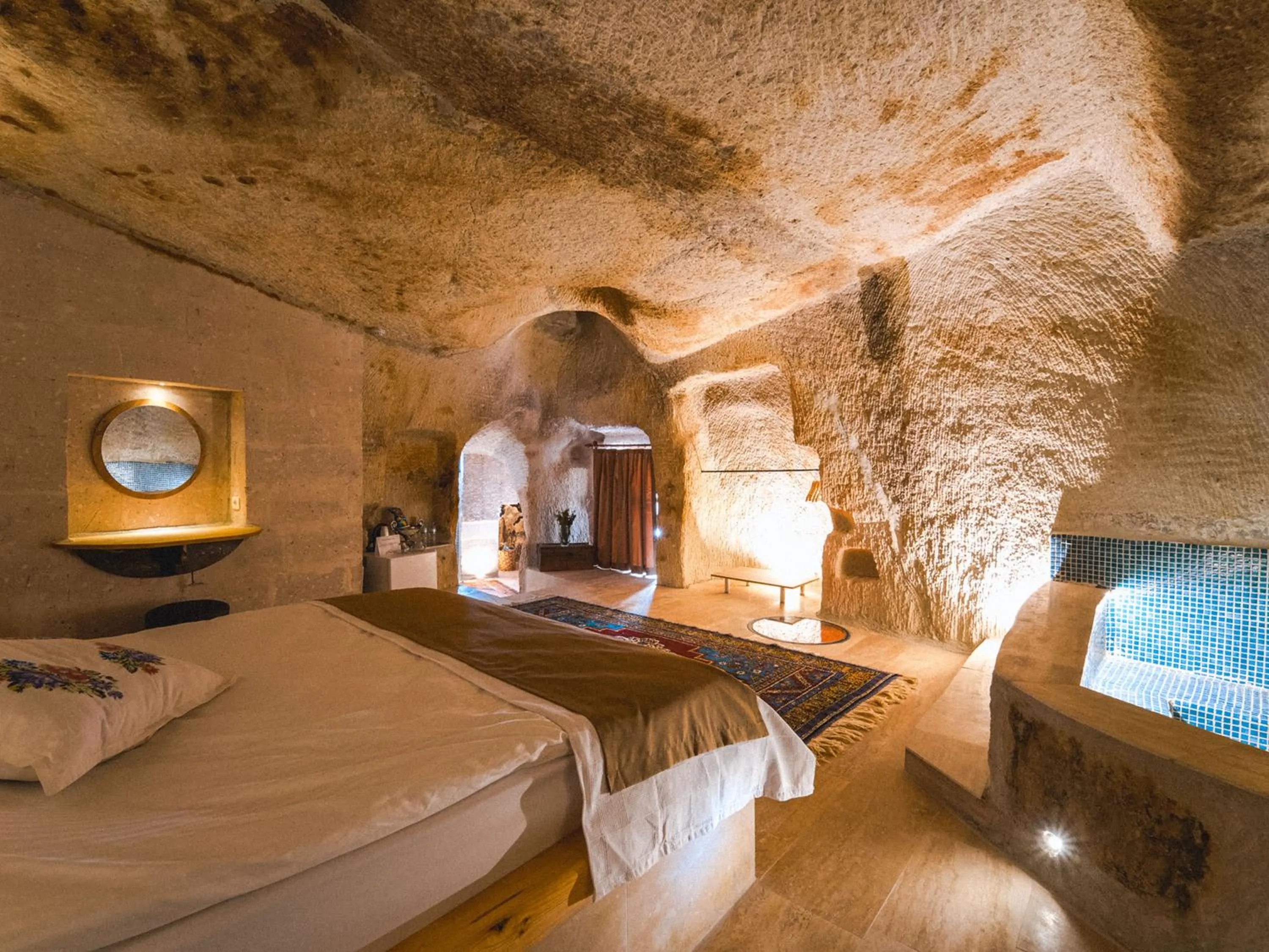 Photo of the whole room, Bed in My Cave Suites