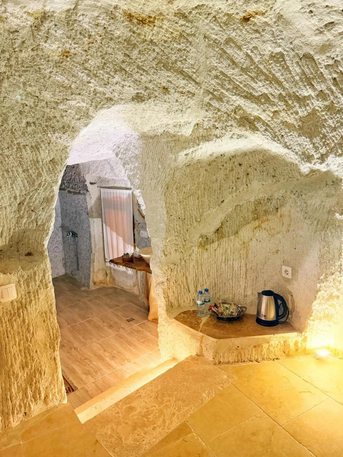 Bathroom in My Cave Suites