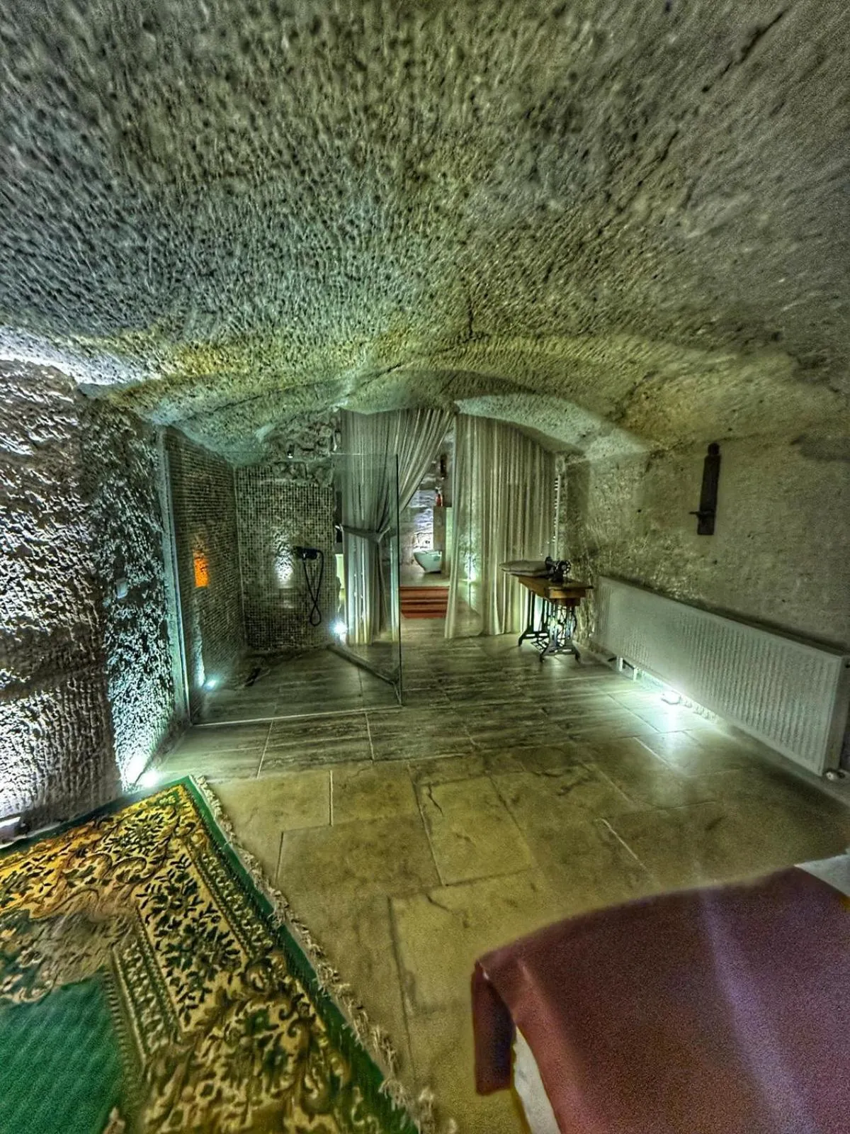 Bathroom in My Cave Suites