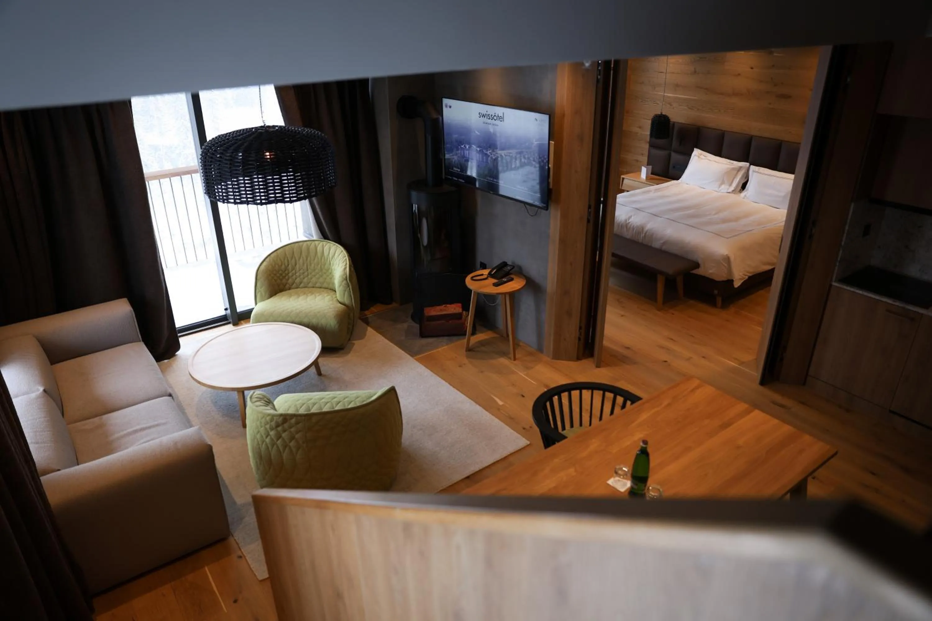 Living room, Bed in Swissôtel Damian Jasna