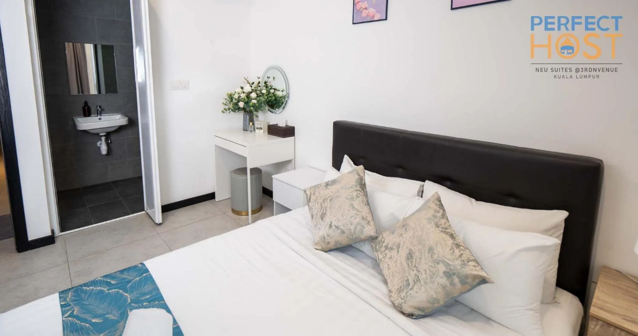 Bed in Neu Suites @ 3rdNvenue by Perfect Host