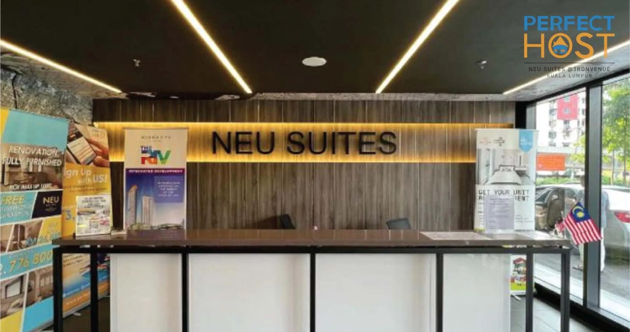 Lobby or reception in Neu Suites @ 3rdNvenue by Perfect Host