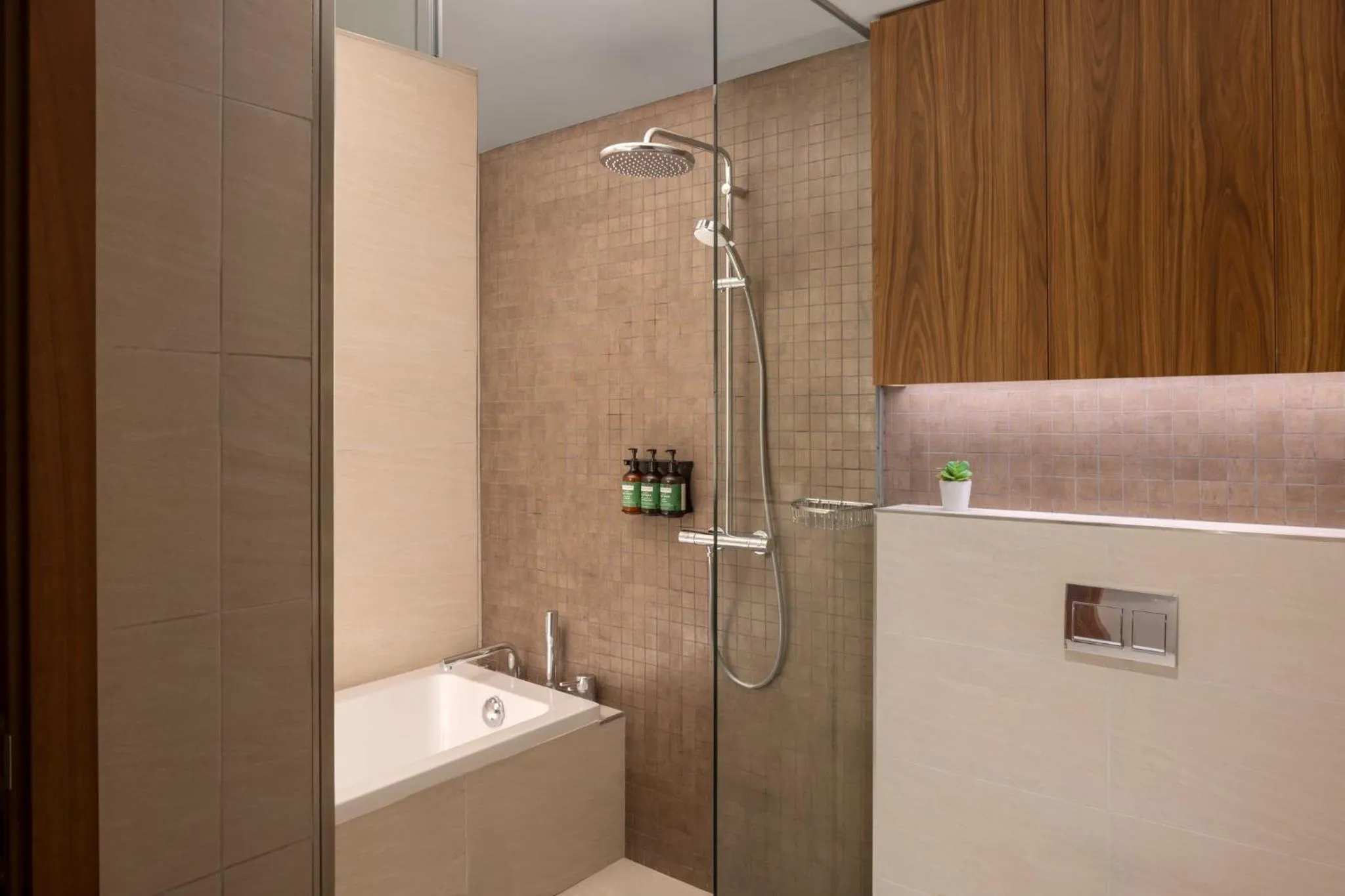 Bathroom in Staybridge Suites Dubai Business Bay by IHG