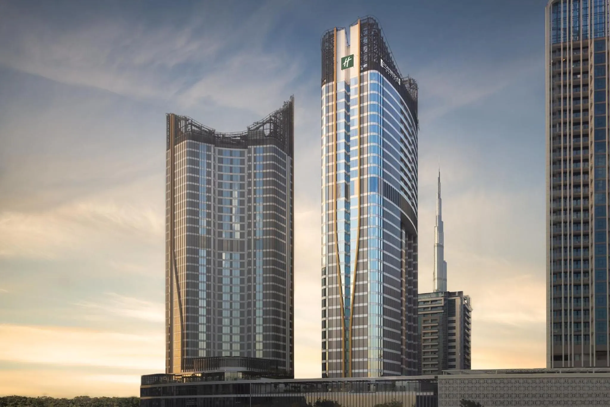 Property building in Staybridge Suites Dubai Business Bay by IHG