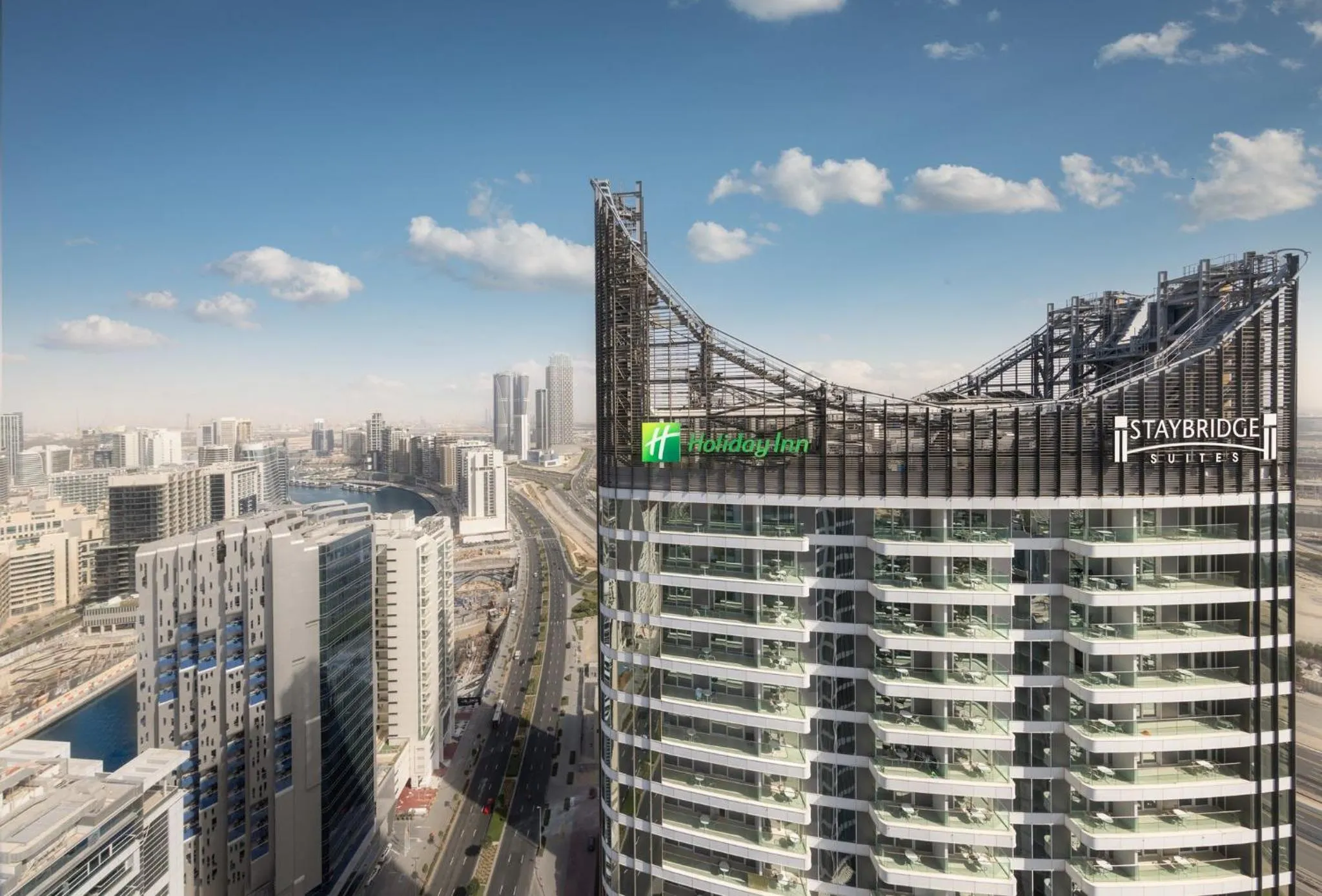 Property building in Staybridge Suites Dubai Business Bay by IHG