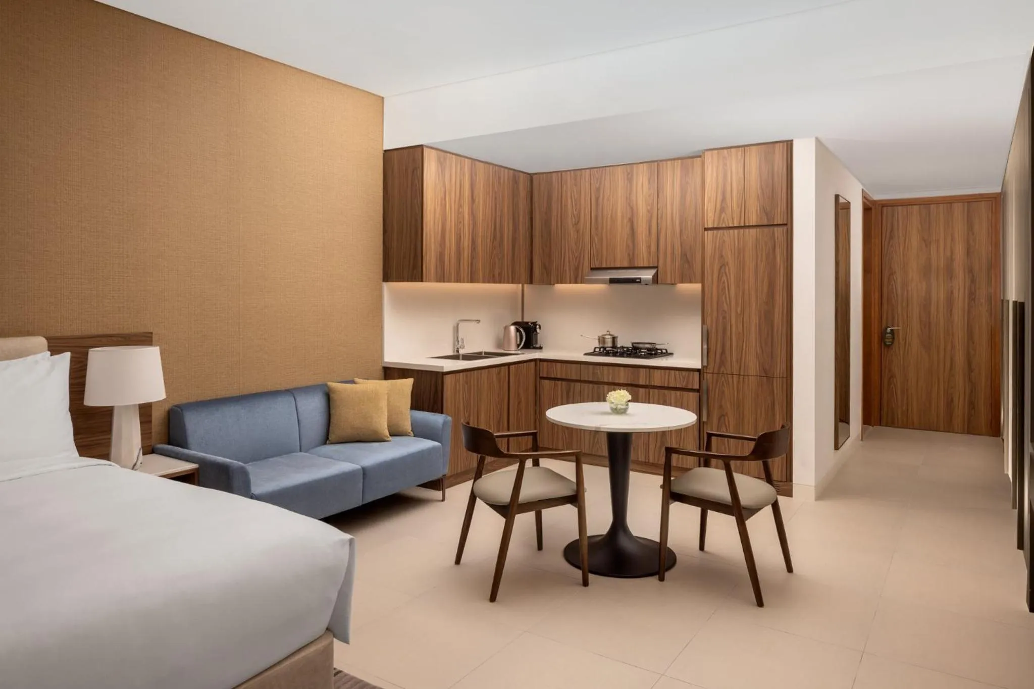 Photo of the whole room, Bed in Staybridge Suites Dubai Business Bay by IHG