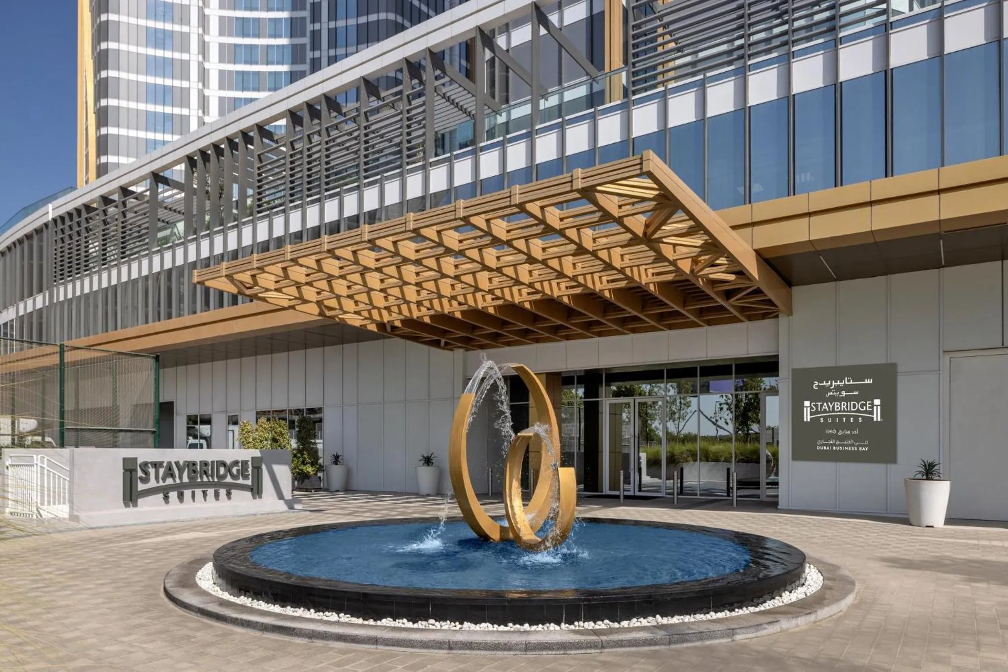 Property building in Staybridge Suites Dubai Business Bay by IHG