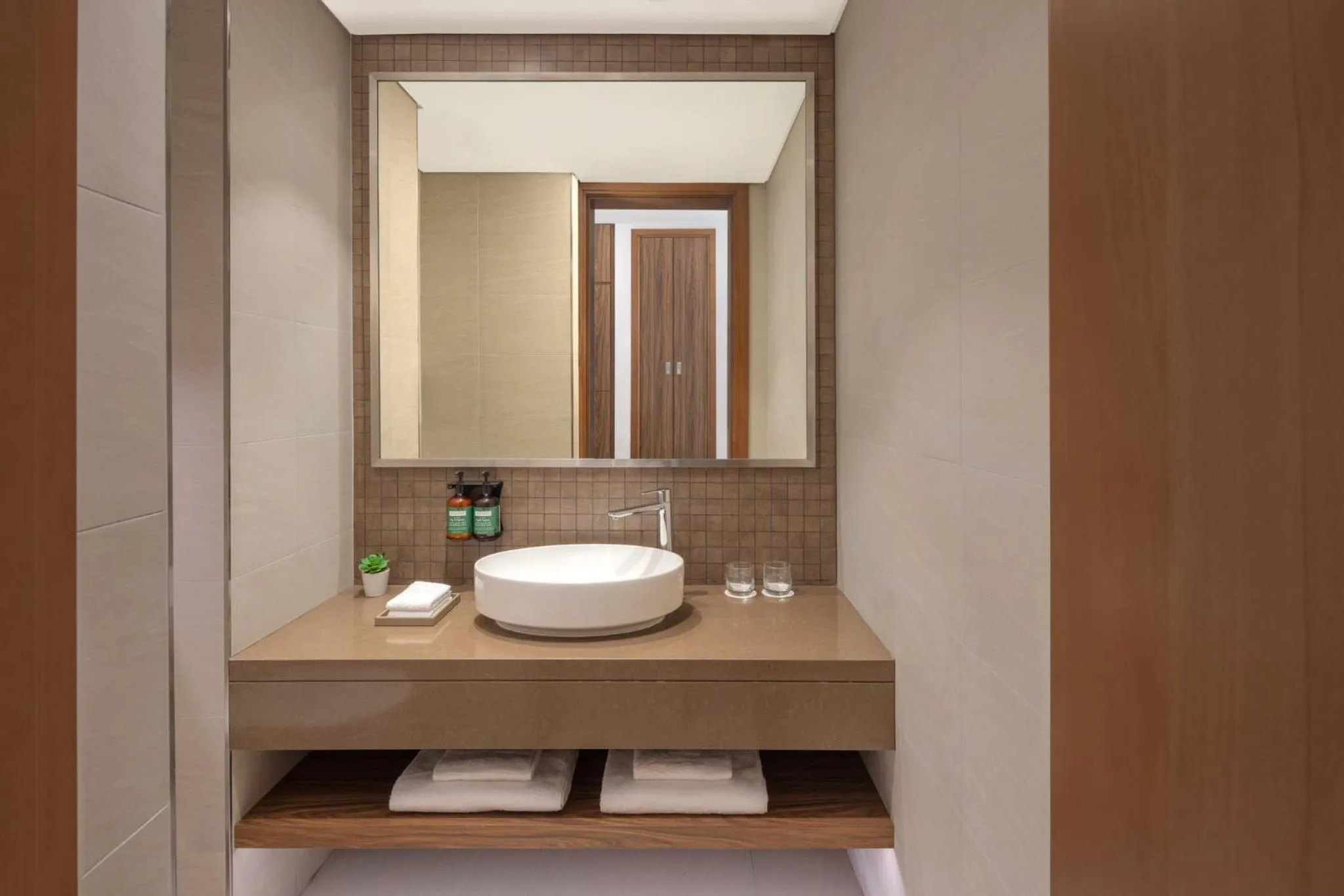 Bathroom in Staybridge Suites Dubai Business Bay by IHG