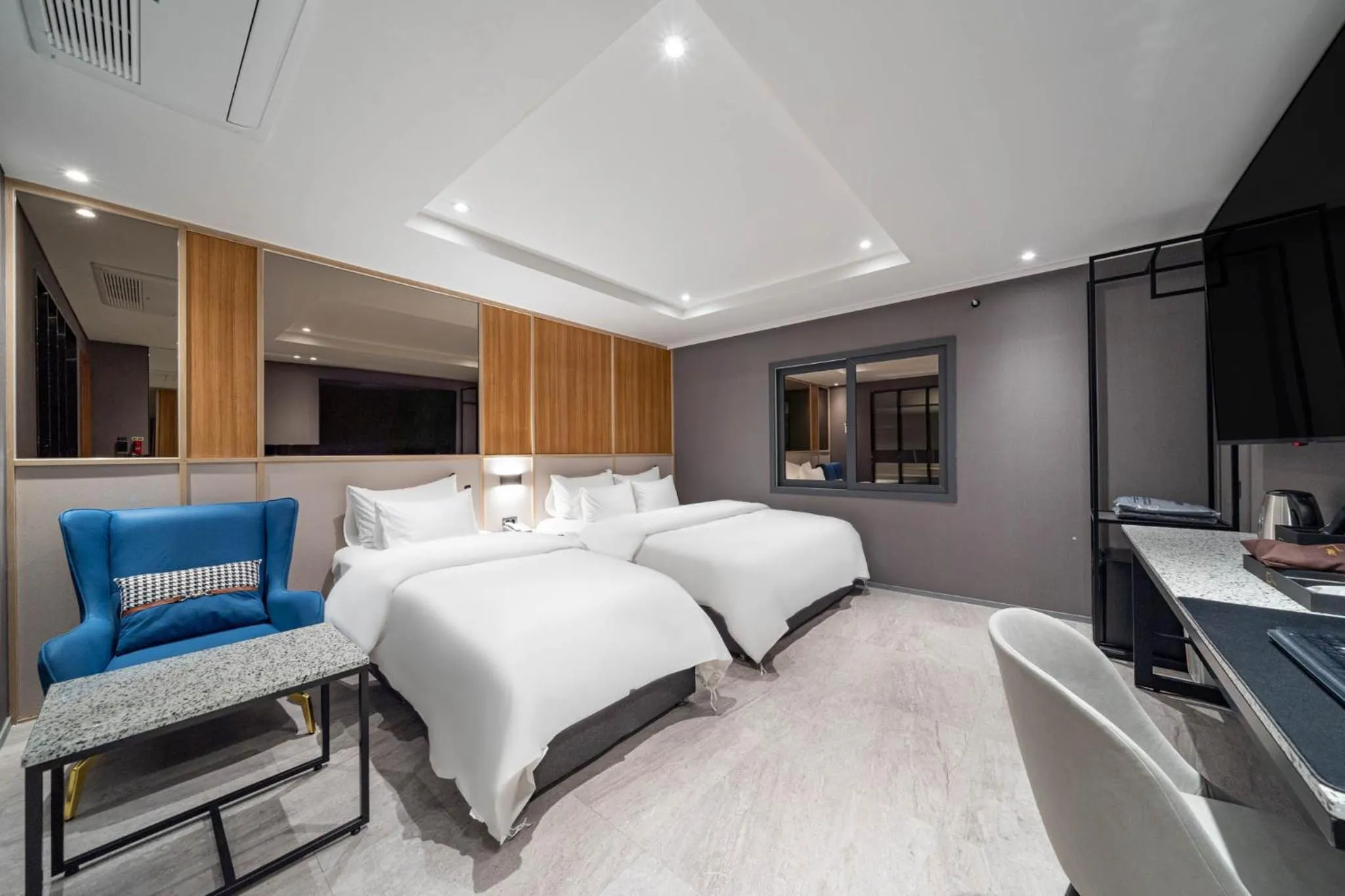 Bed in Jecheon The Wall Hotel