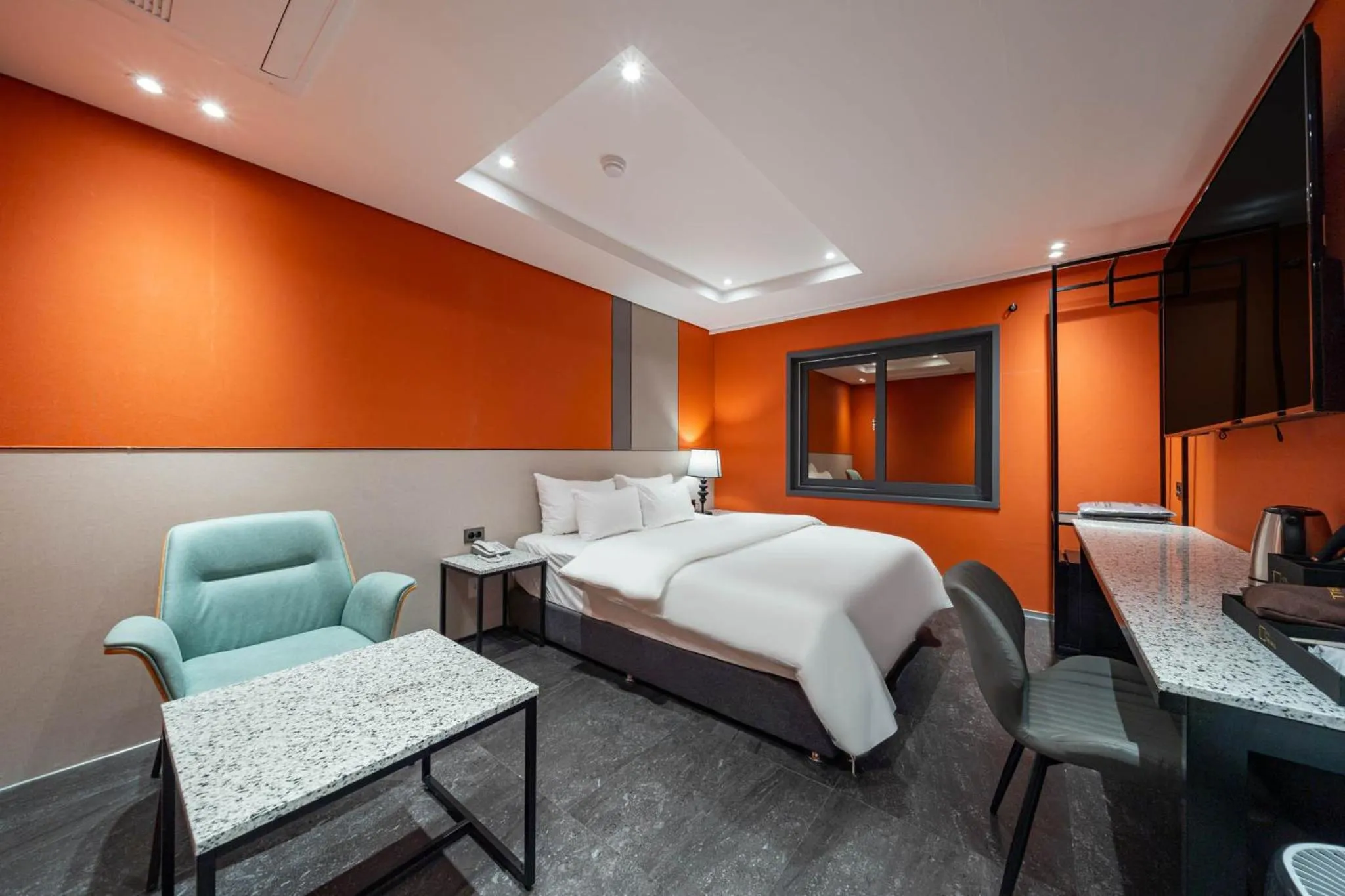 Bed in Jecheon The Wall Hotel