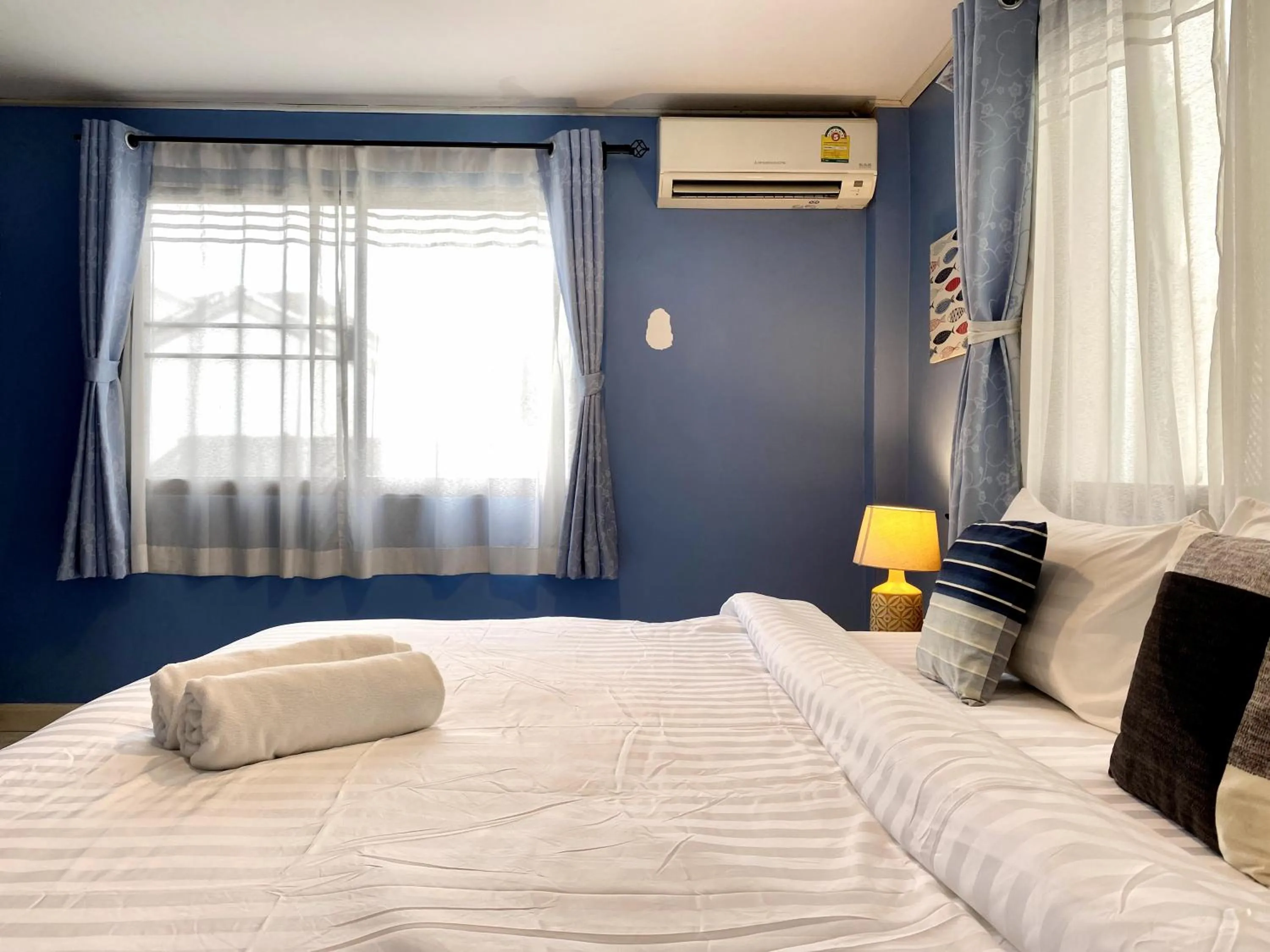 air conditioner, Bed in Minotel Patong