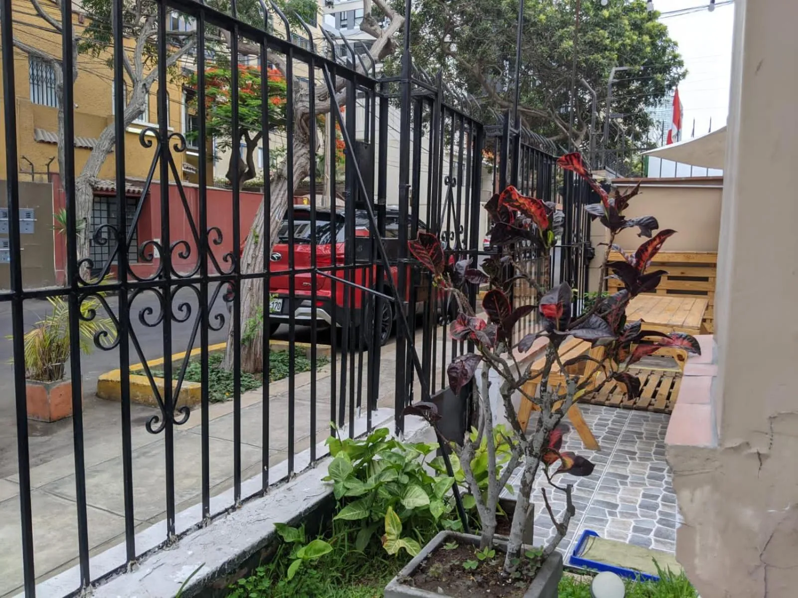 Balcony/Terrace in Hospedaje A Verde