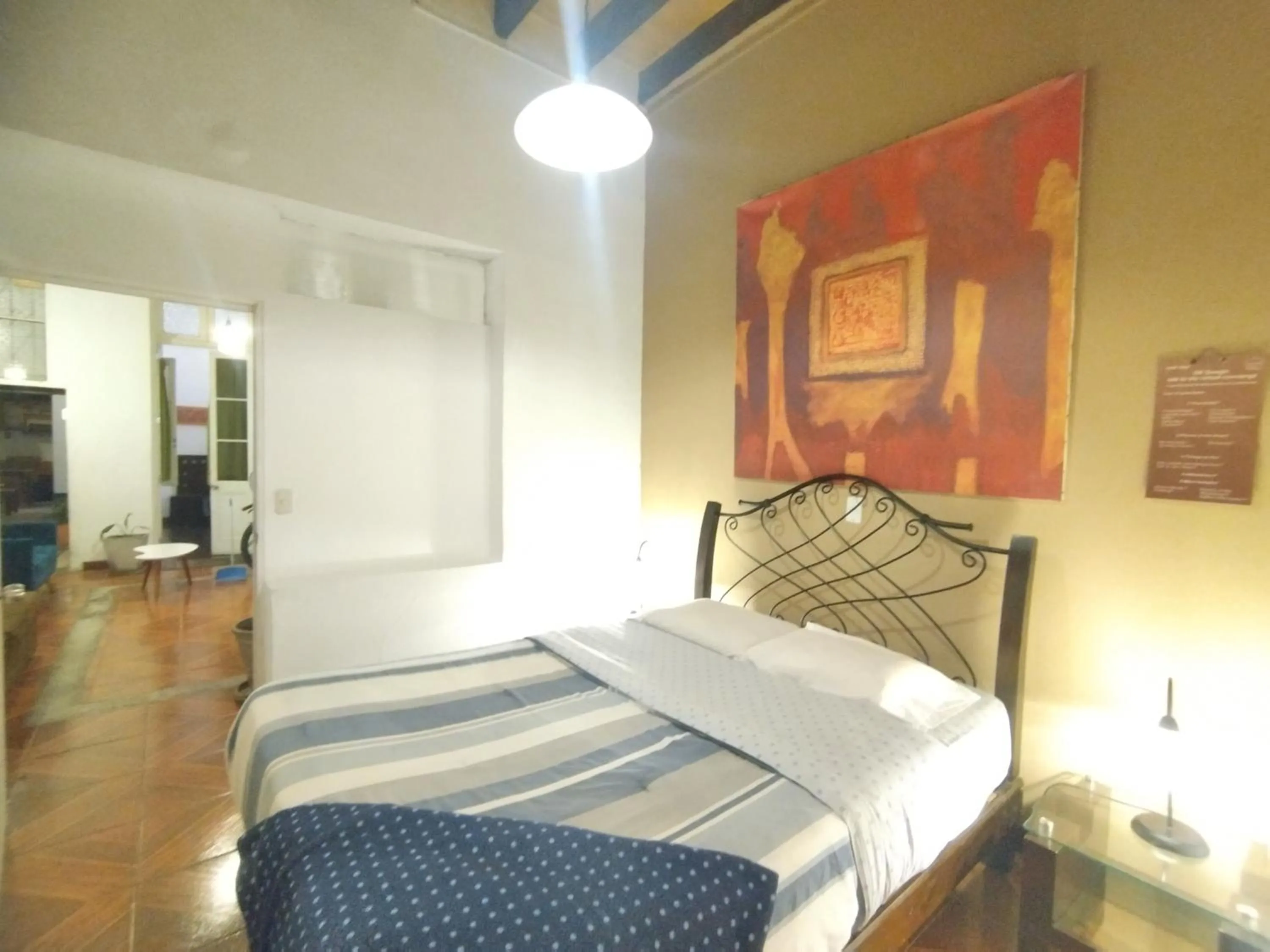 Bed in Hospedaje A Verde