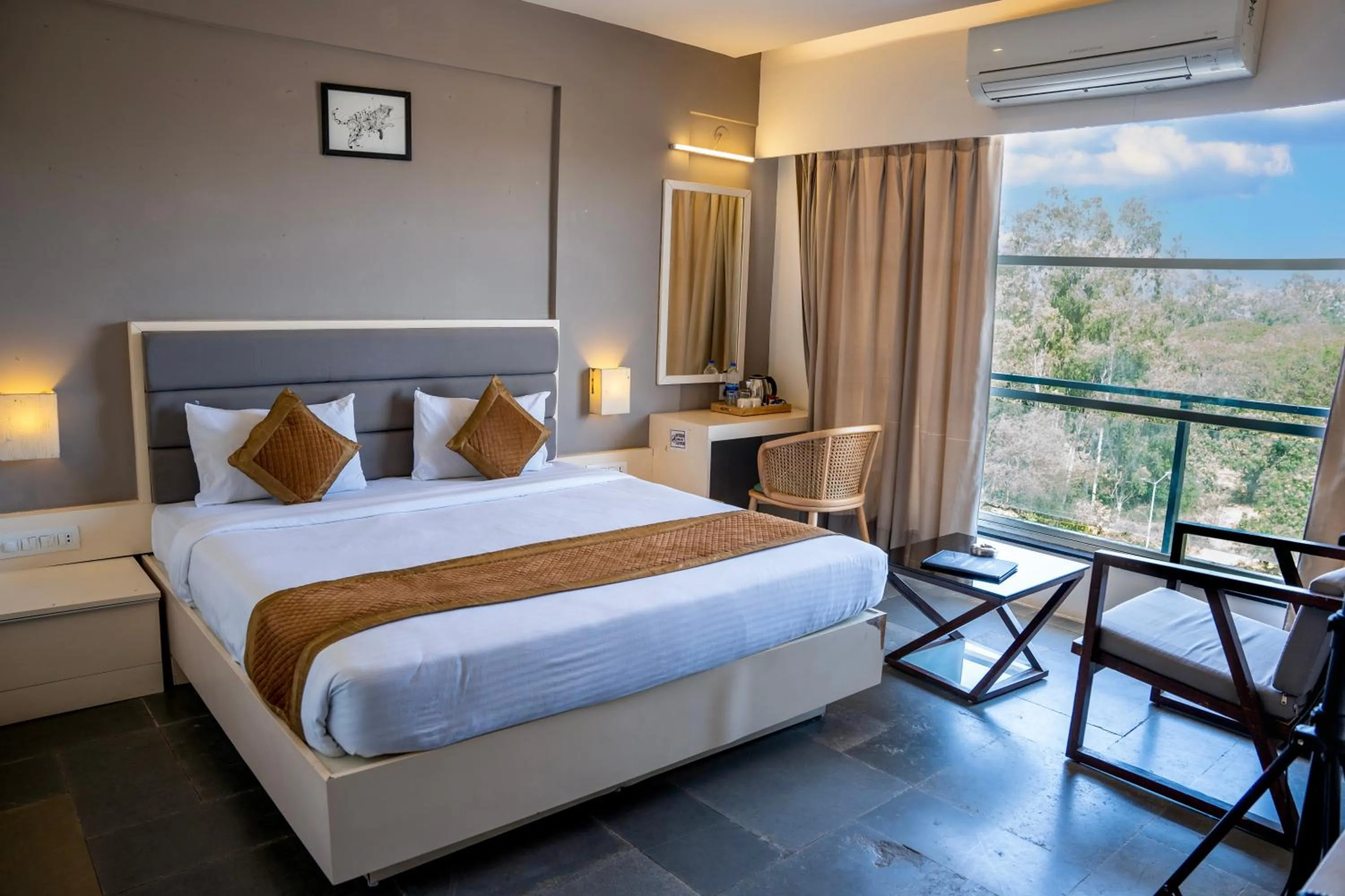 Bed in Hotel Dwarawata