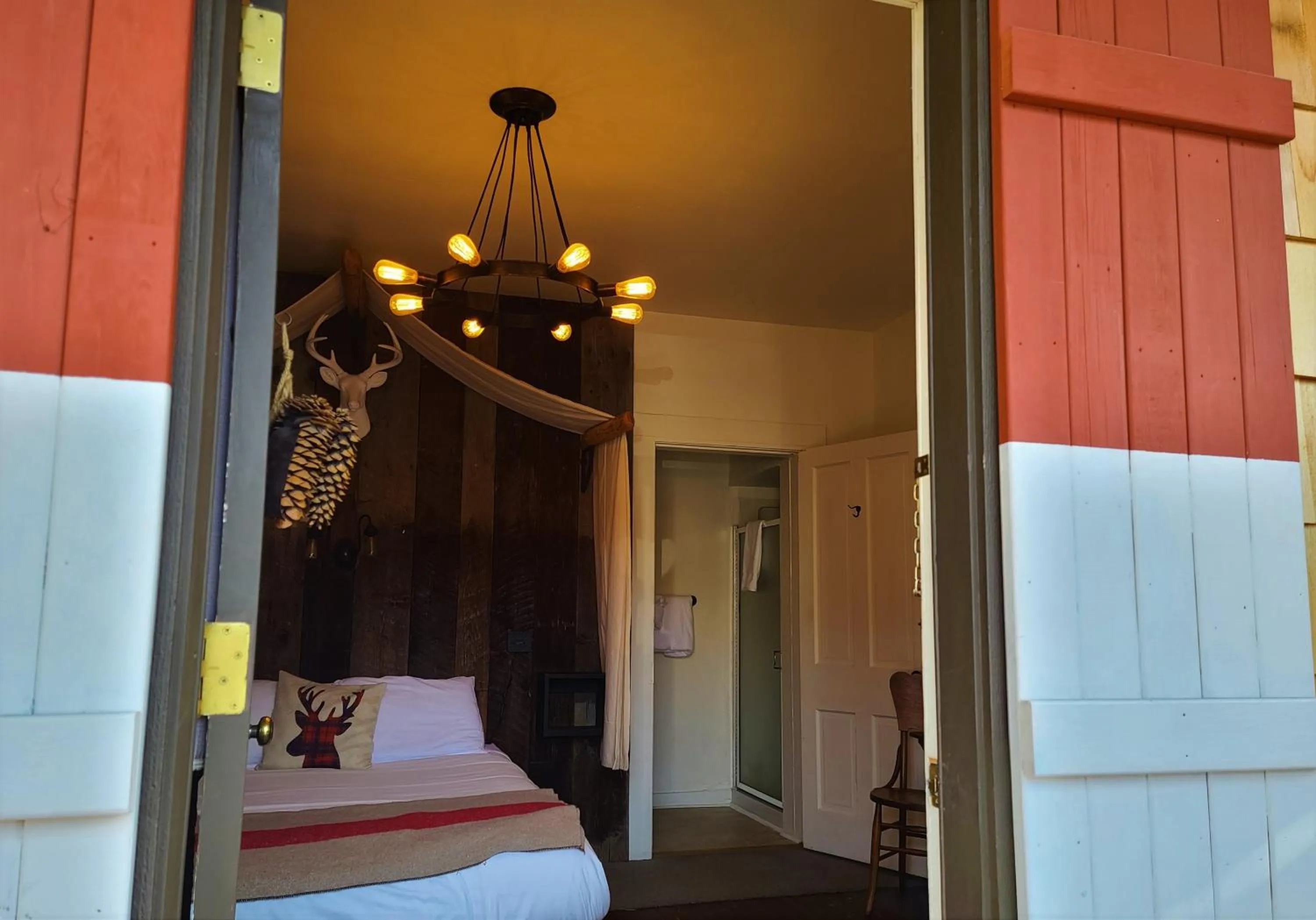 Bed in Mrs. Anderson's Lodging