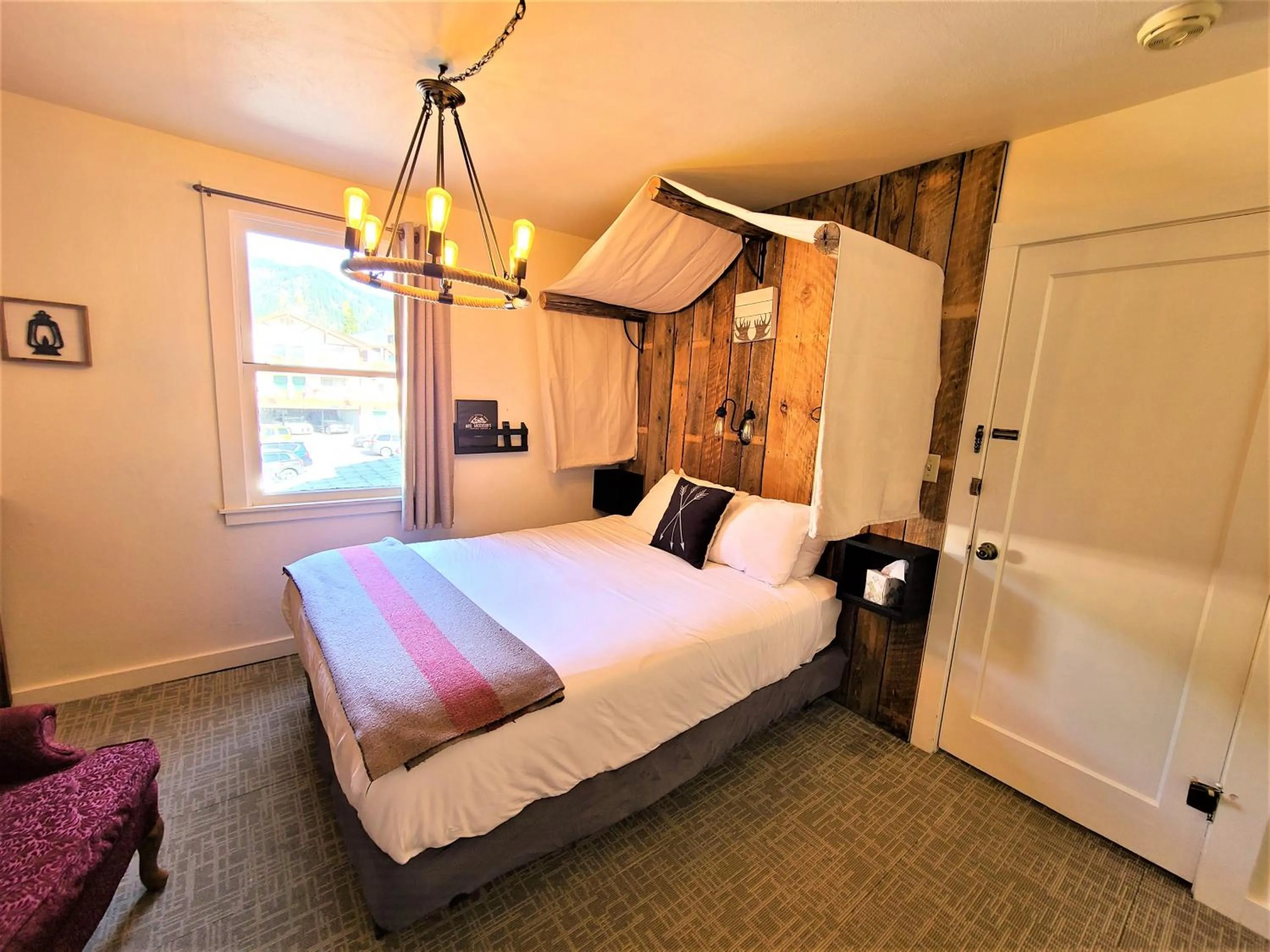 Bed in Mrs. Anderson's Lodging