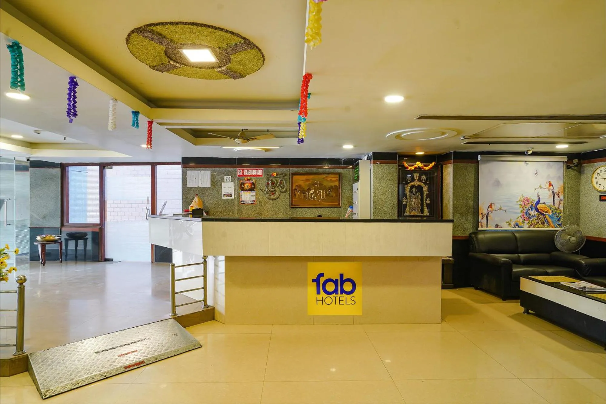 Lobby or reception in FabHotel Golden Way
