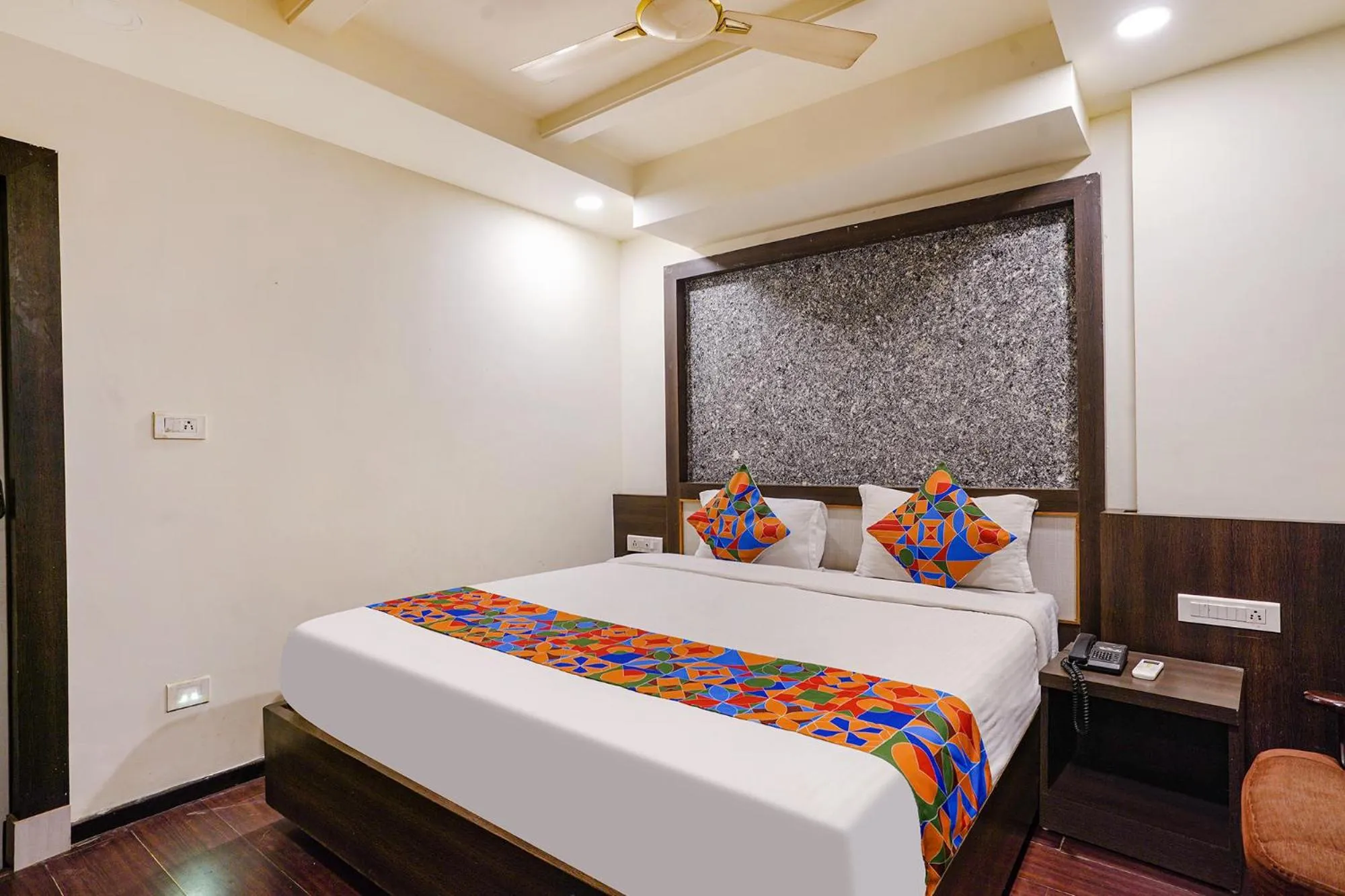 Bed in FabHotel Golden Way