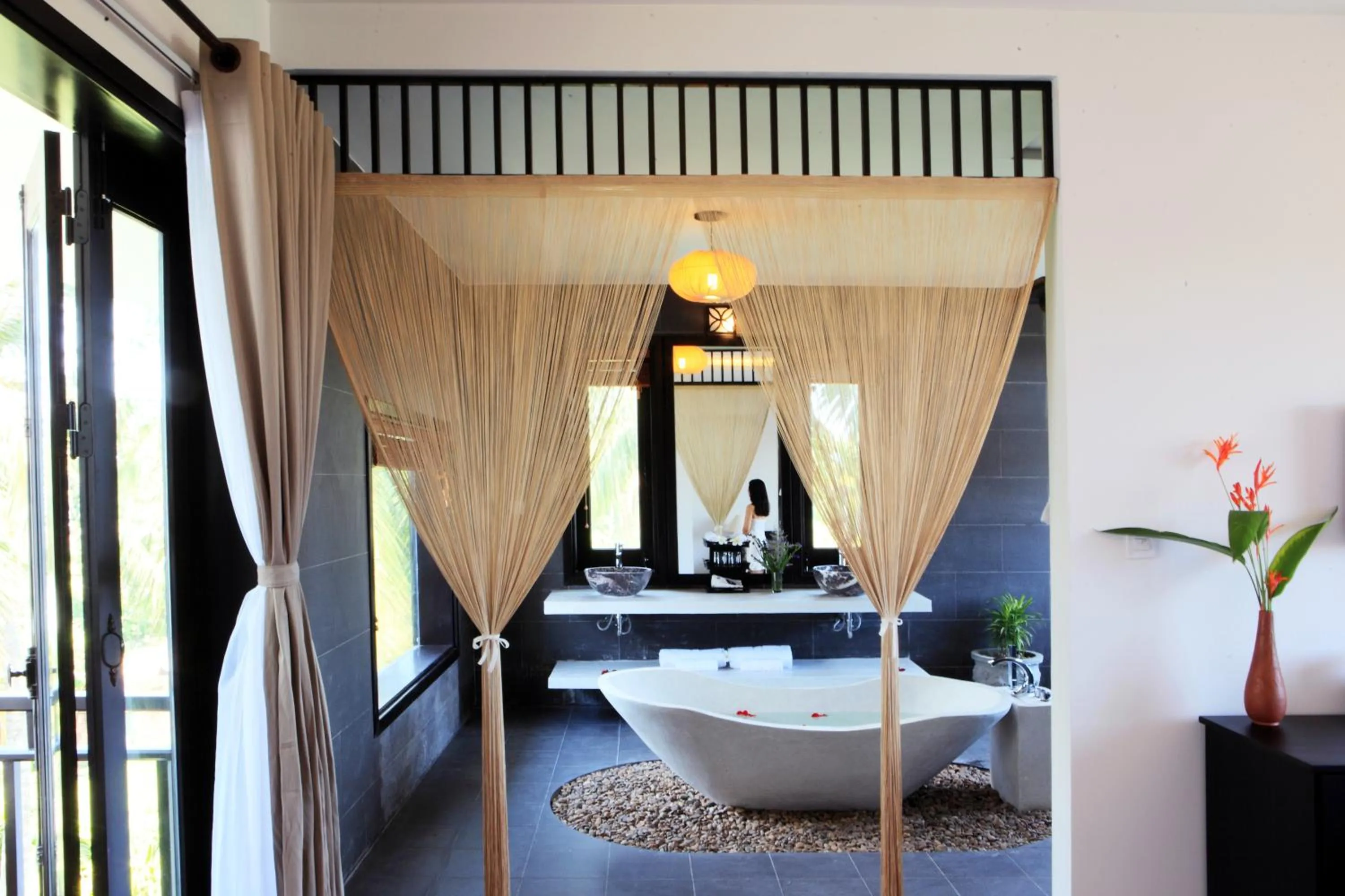 Bathroom in East West Villa