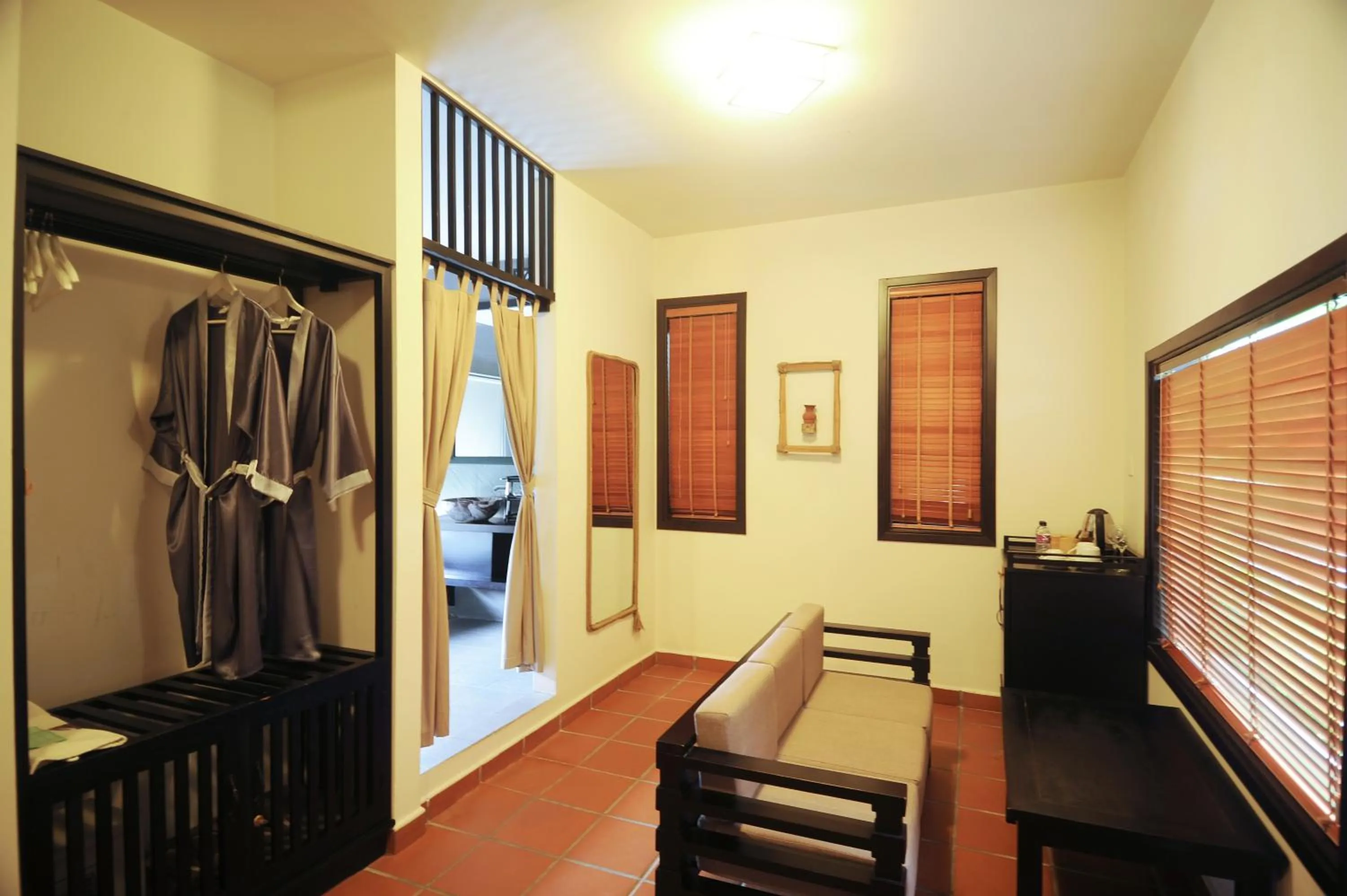 Living room in East West Villa