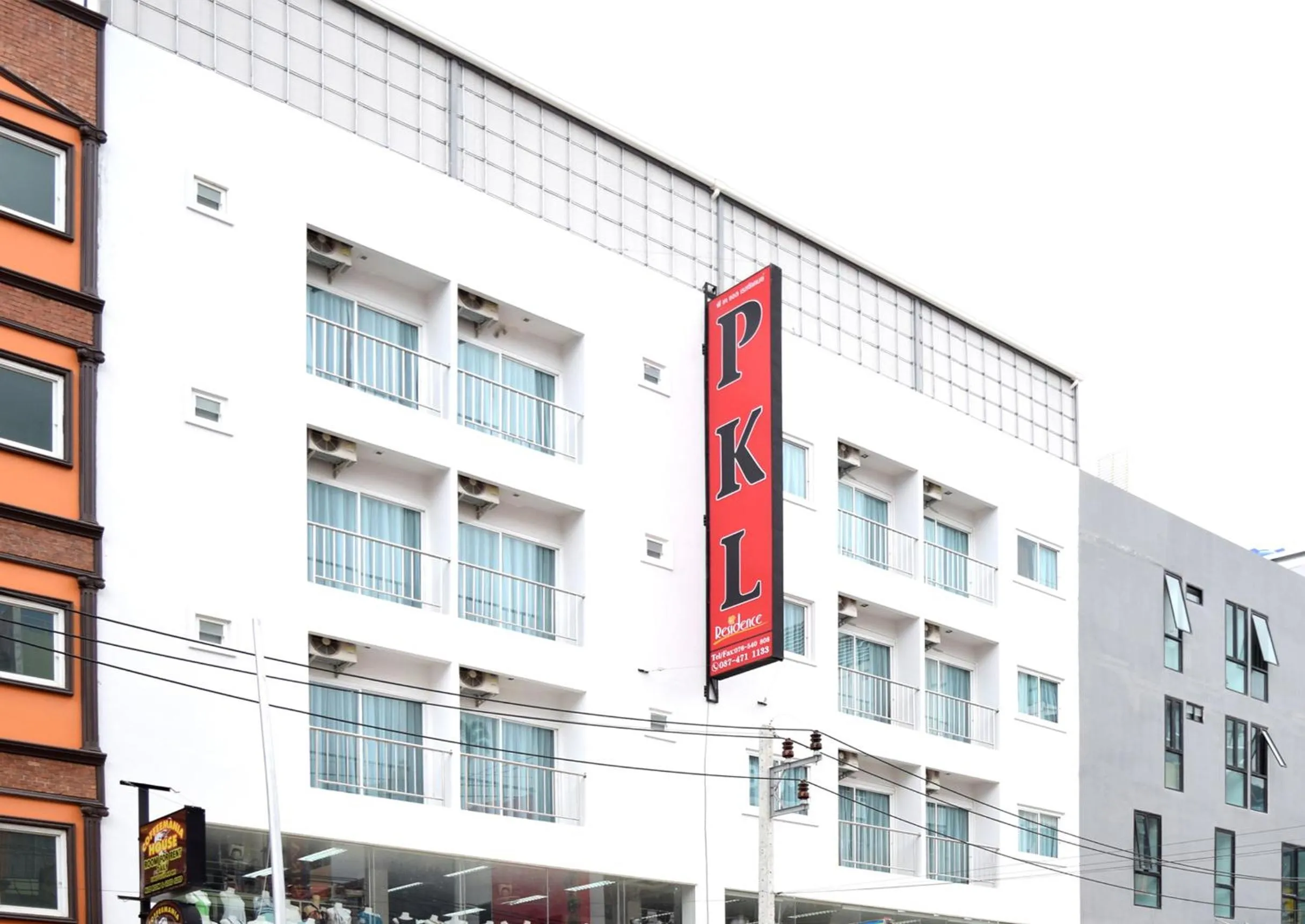 Facade/entrance in PKL Residence