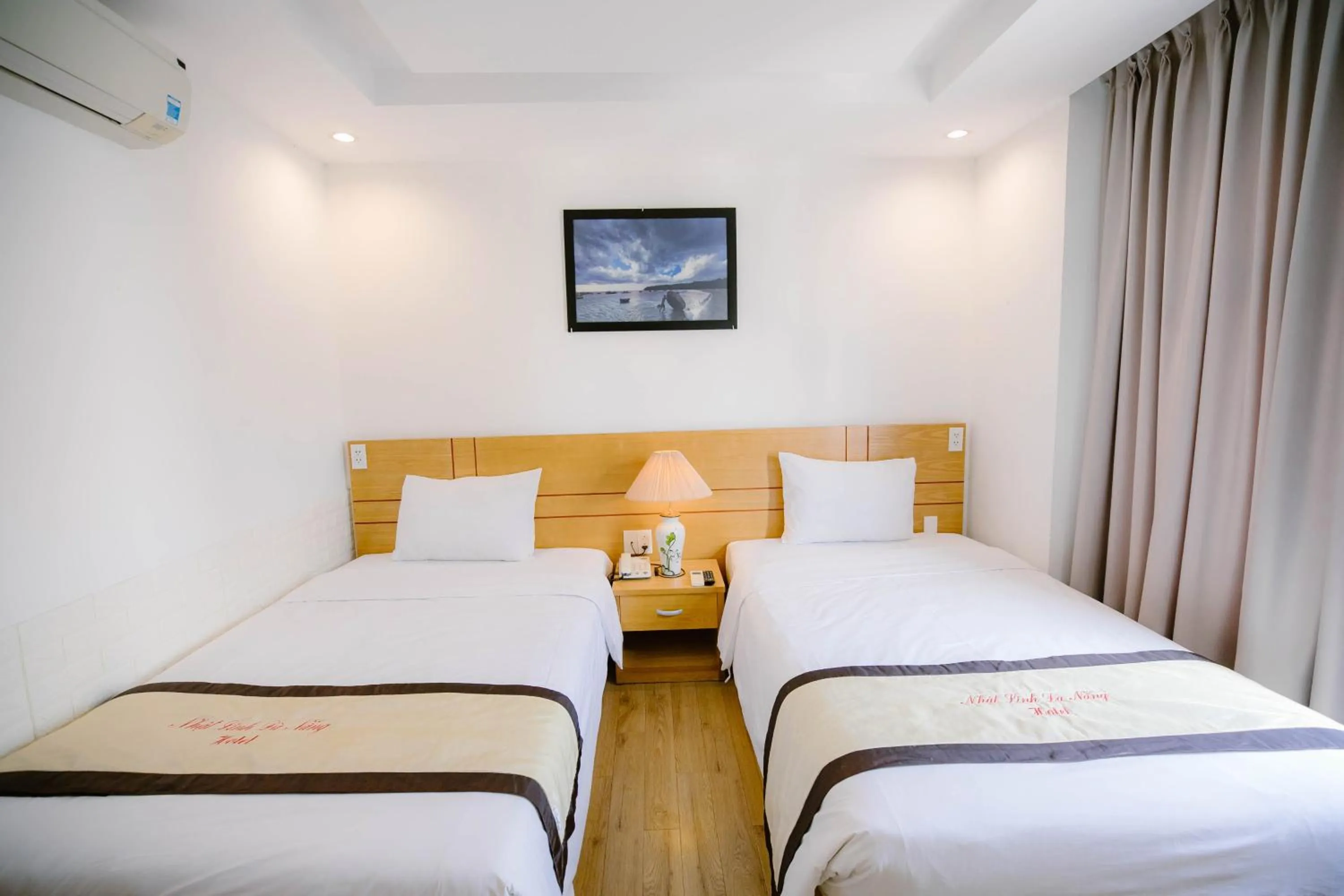 Bed in Nhat Linh Hotel & Suites Da Nang