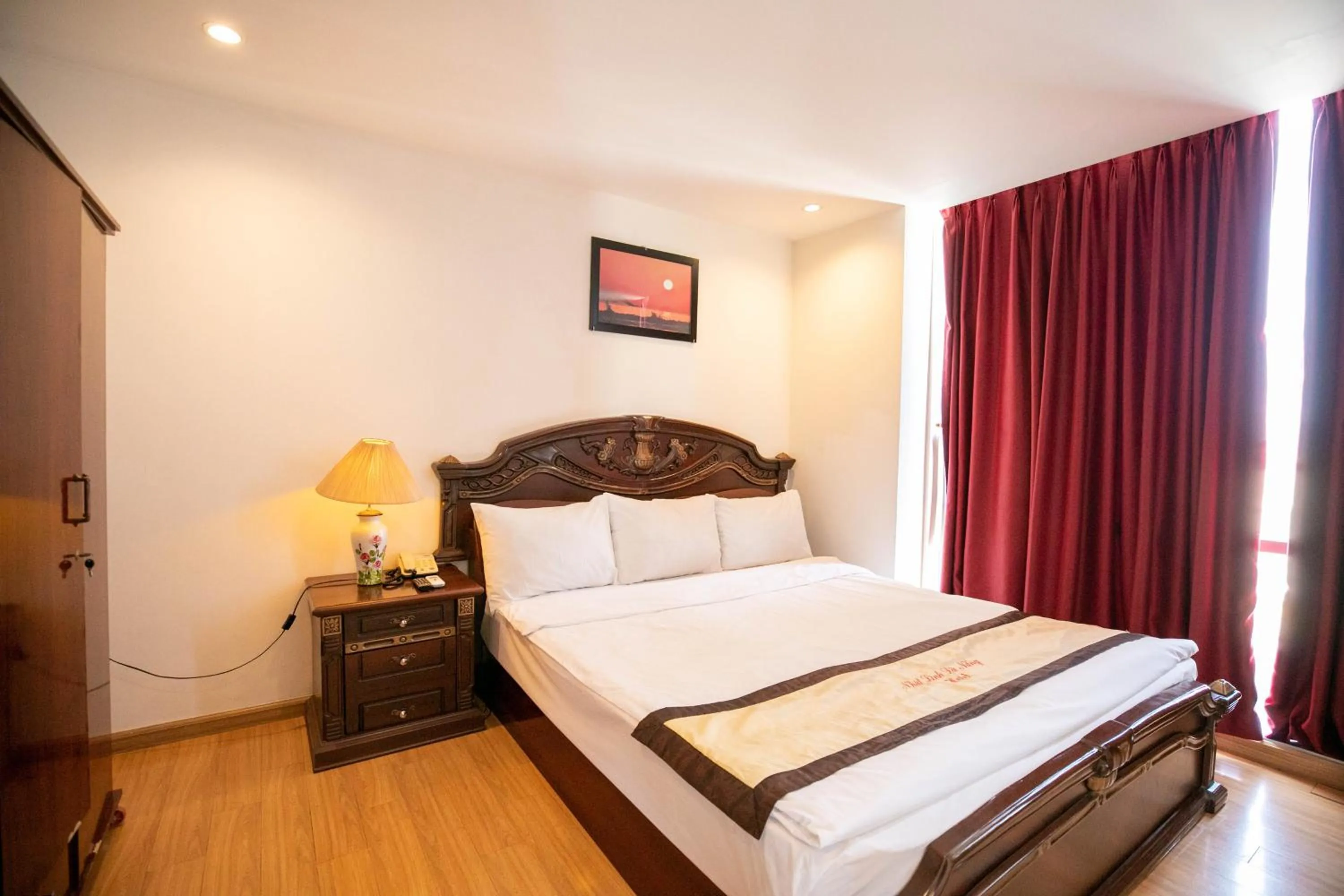 Bed in Nhat Linh Hotel & Suites Da Nang