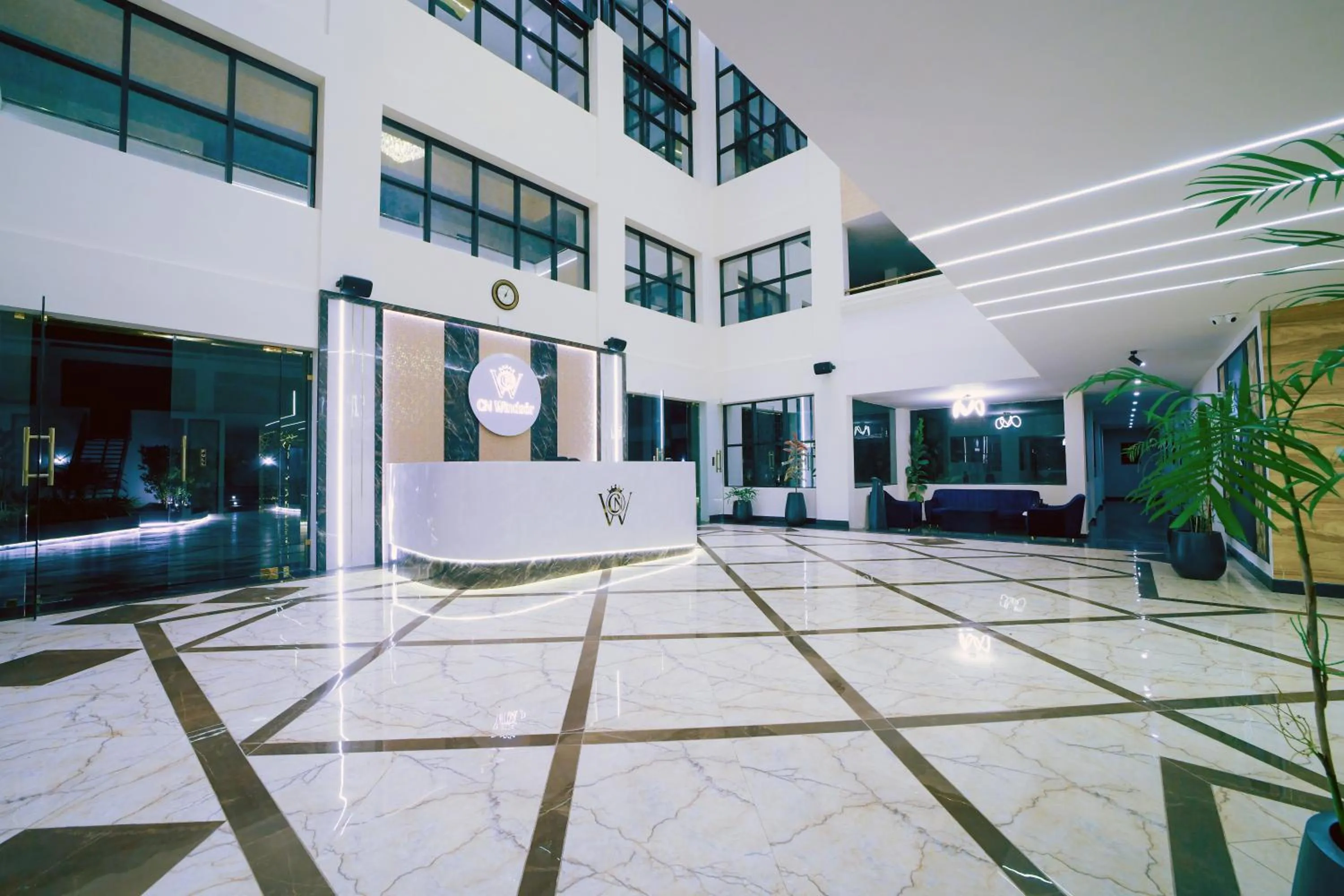 Lobby or reception in Hotel CN Windsor Chikmagaluru