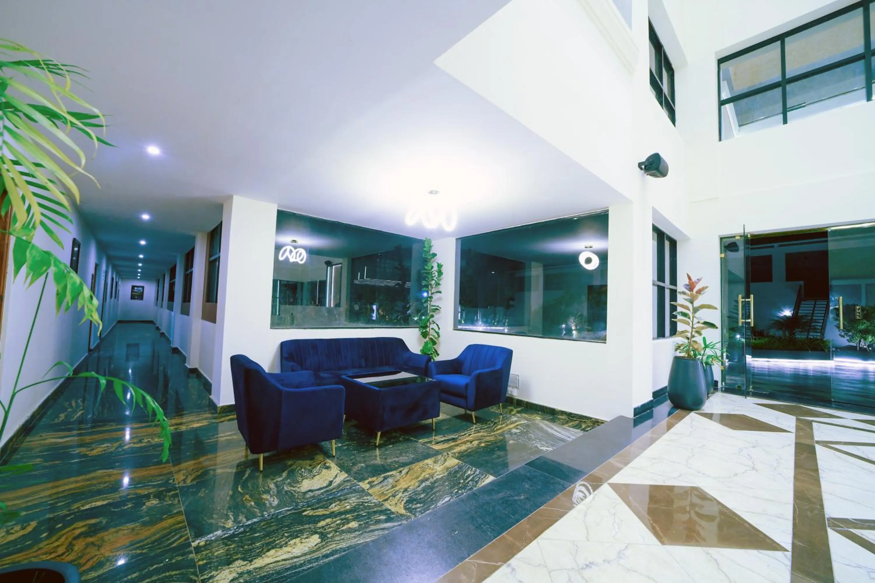 Lobby or reception in Hotel CN Windsor Chikmagaluru