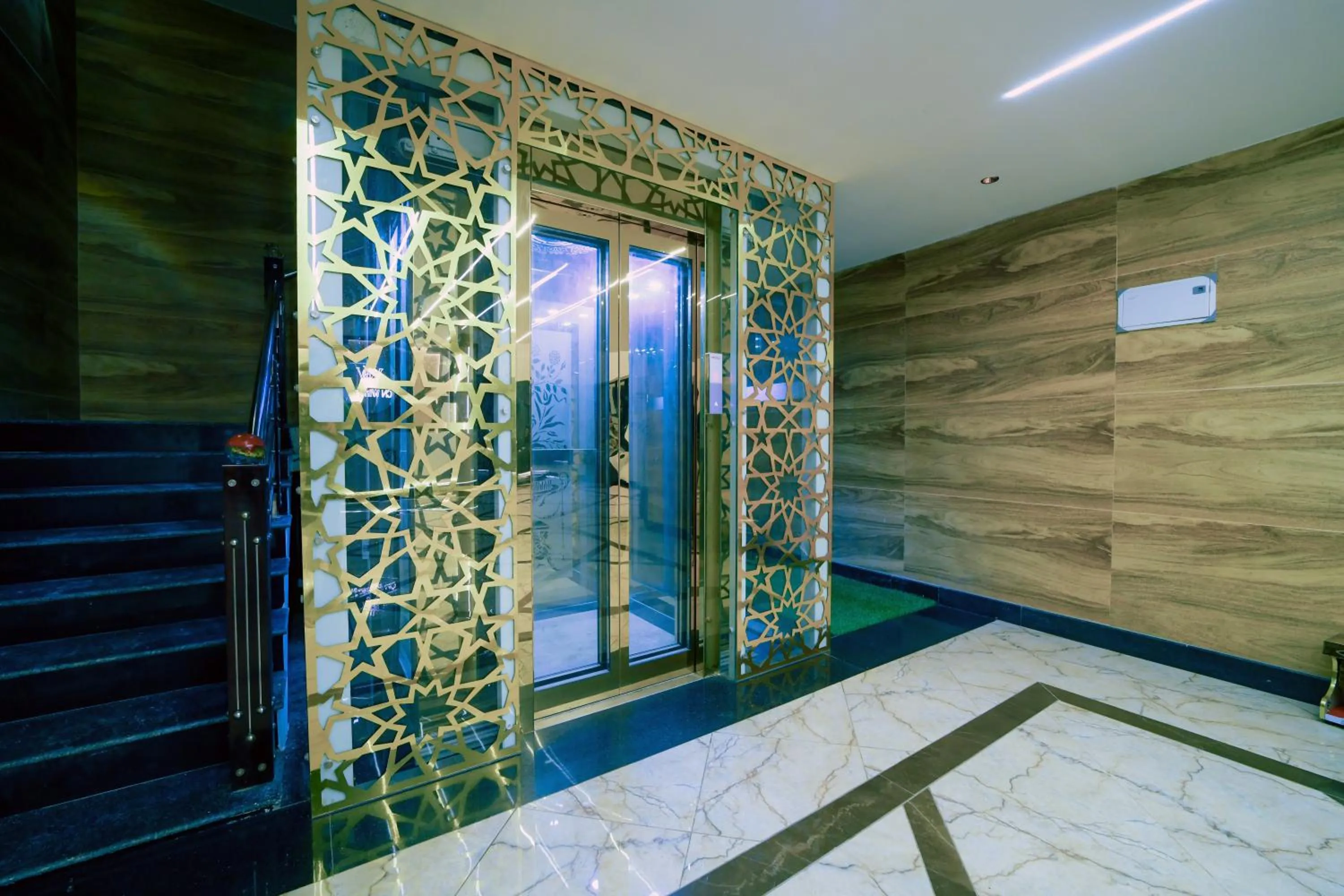elevator in Hotel CN Windsor Chikmagaluru