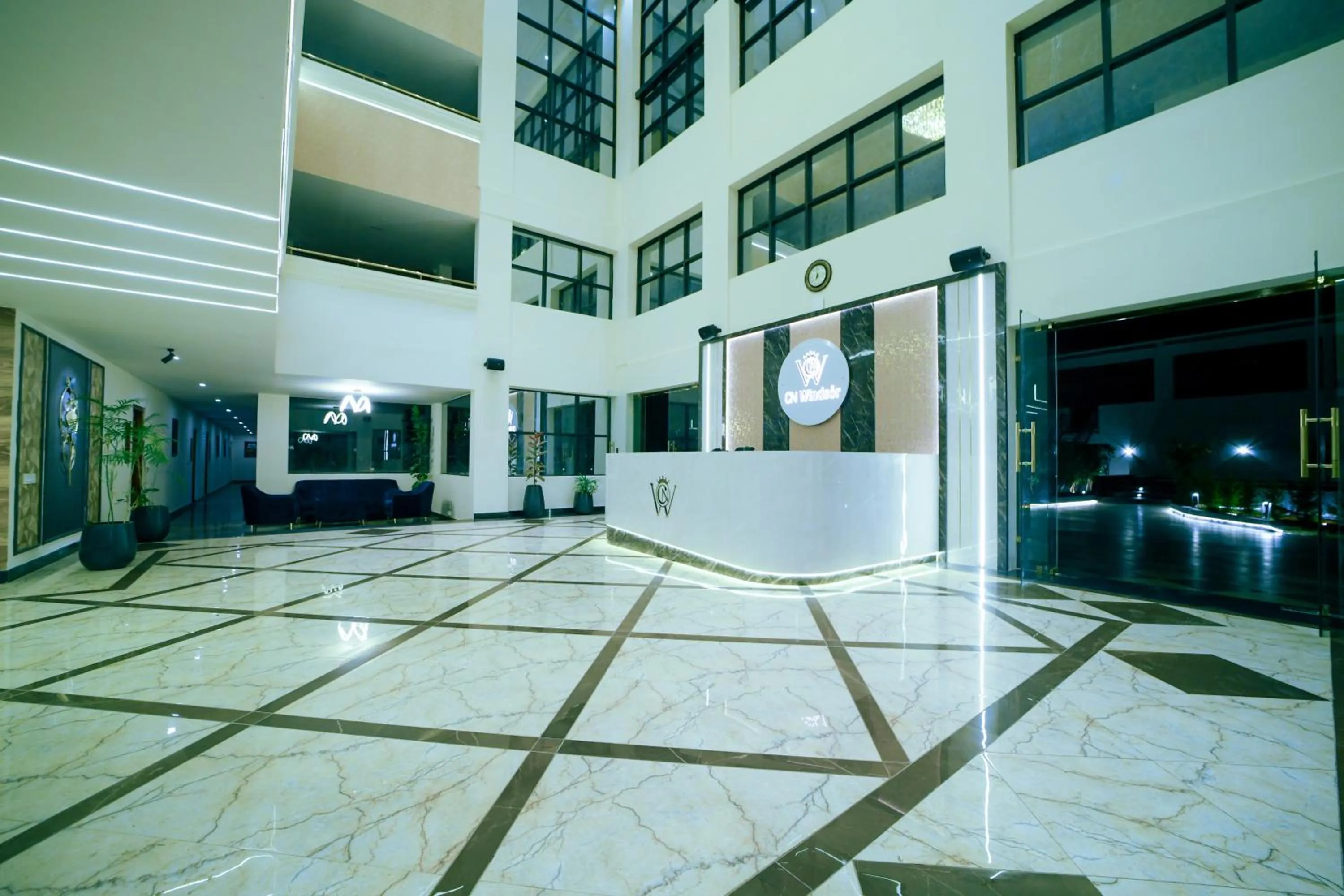 Lobby or reception in Hotel CN Windsor Chikmagaluru
