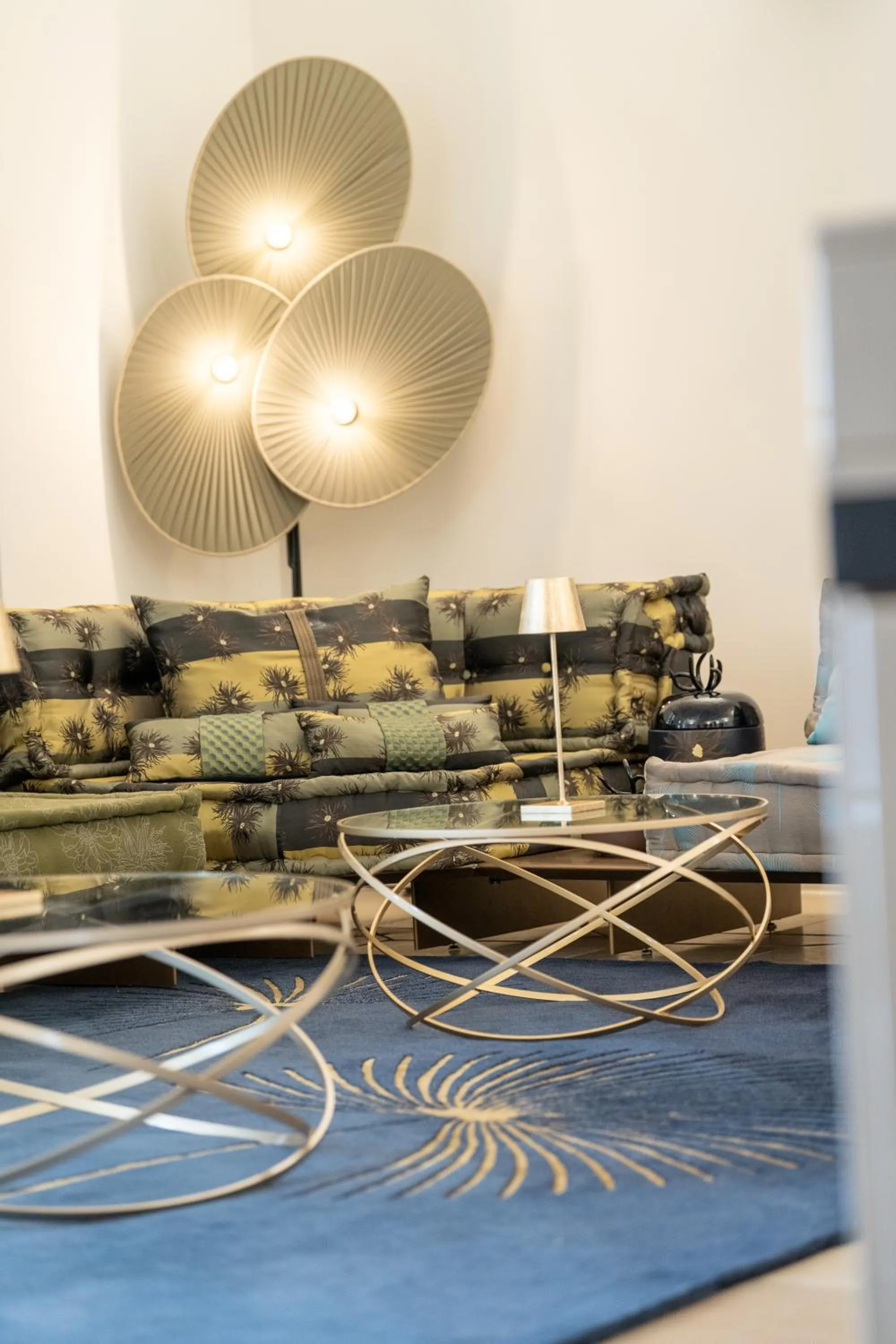 Lobby or reception, Bed in Maxim Suites by Elias Holl