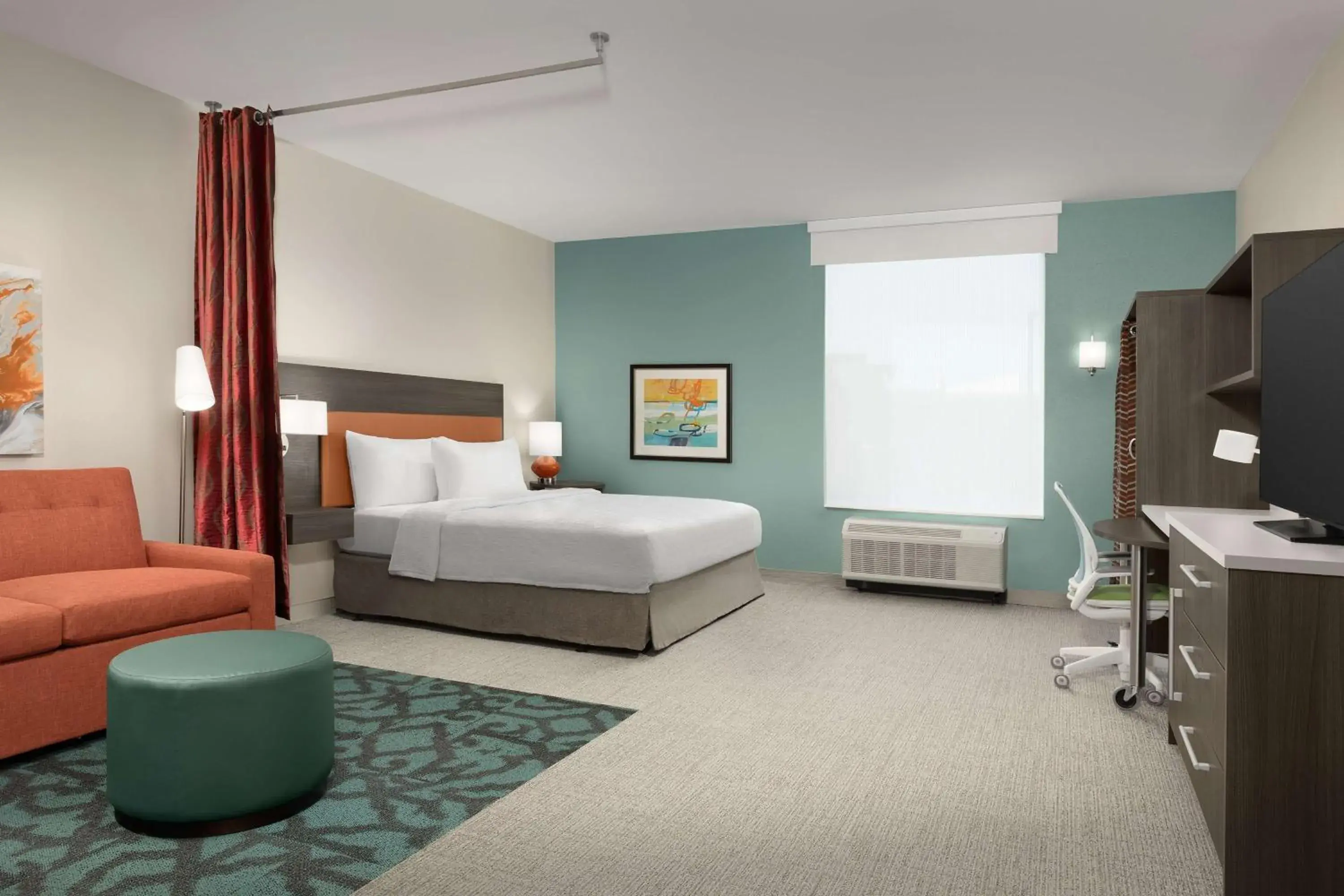 King Studio Suite with Bath Tub - Mobility Accessible in Home2 Suites By Hilton Abilene Southwest King Studio Suite with Bath Tub - Mobility Accessible in Home2 Suites By Hilton Abilene Southwest