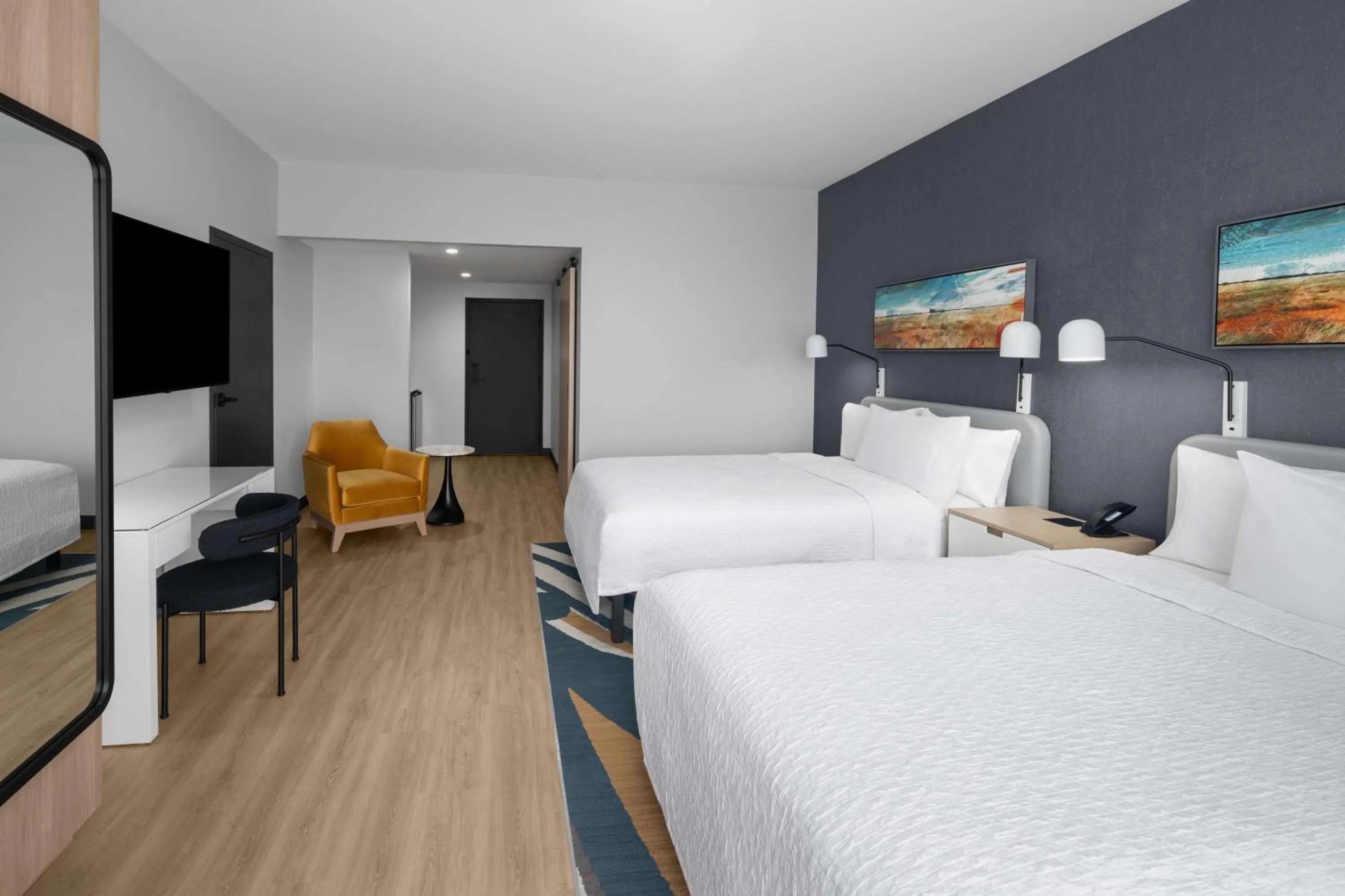 Bedroom, Bed in Homewood Suites By Hilton Grand Prairie At EpicCentral