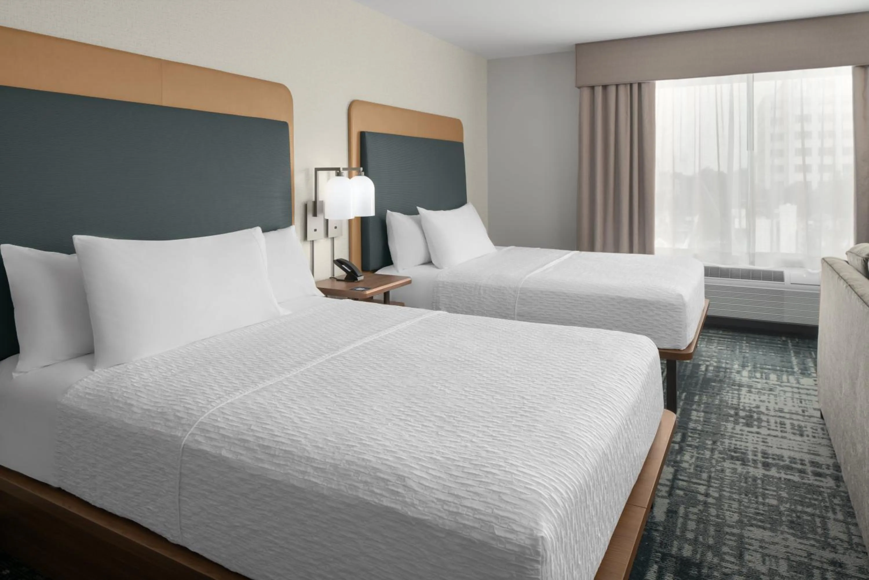 Photo of the whole room, Bed in Homewood Suites By Hilton Grand Prairie At EpicCentral
