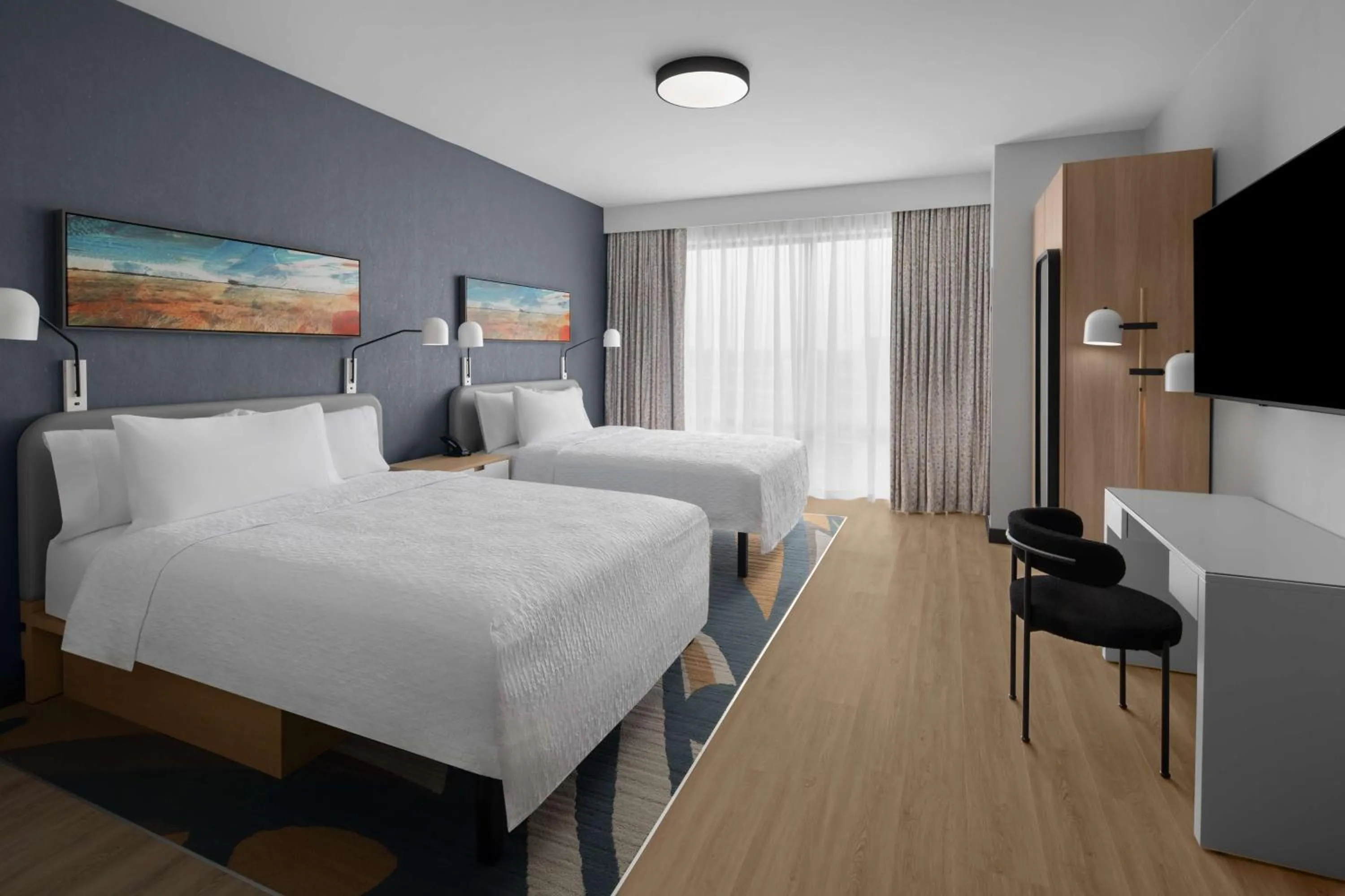 Bedroom, Bed in Homewood Suites By Hilton Grand Prairie At EpicCentral
