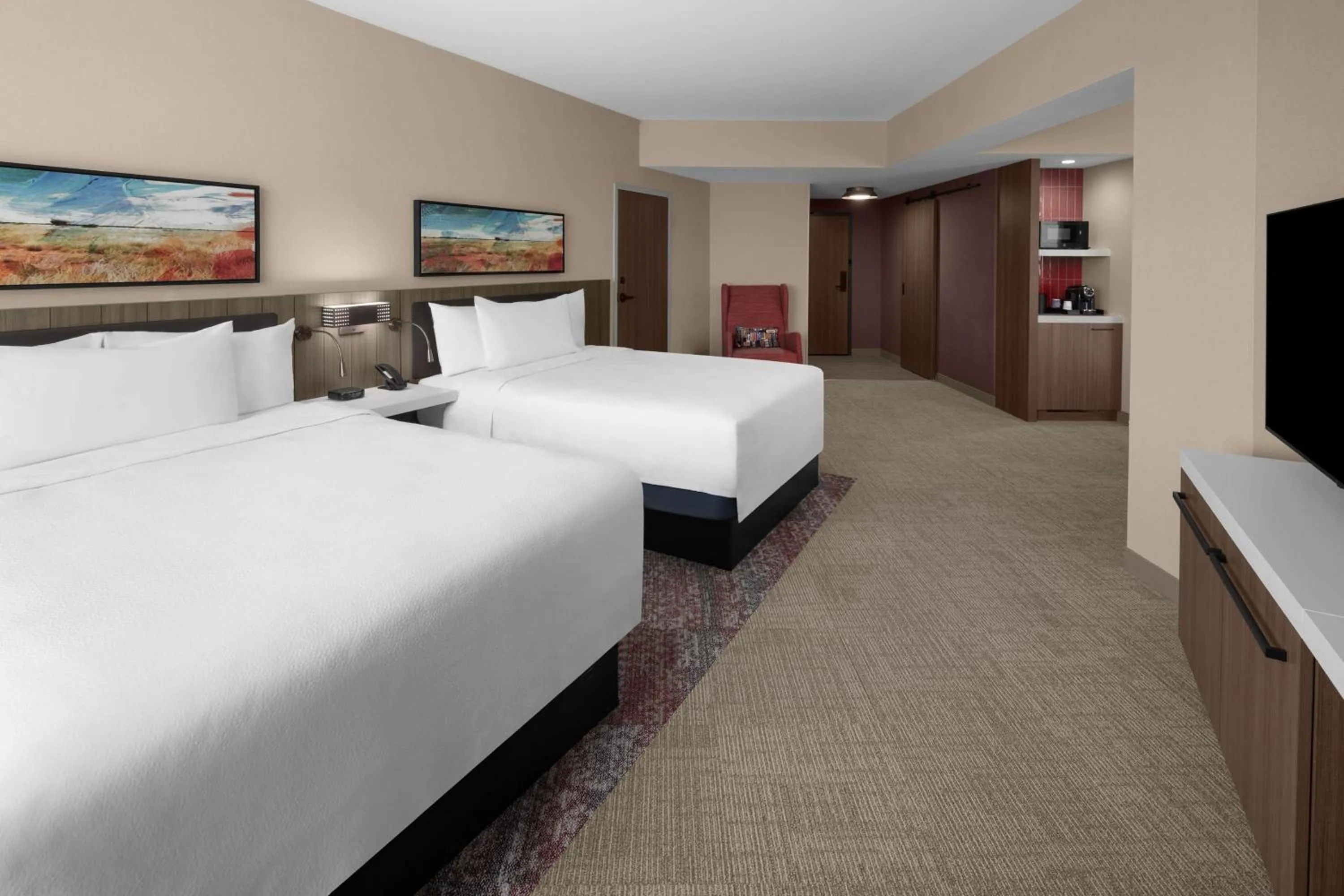 Bed in Hilton Garden Inn Grand Prairie At EpicCentral