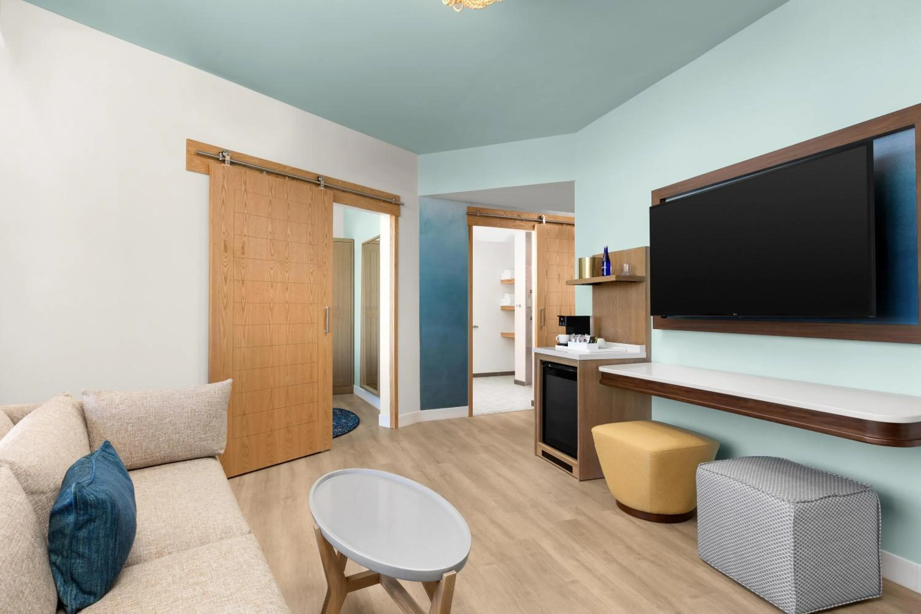 Living room in The Hiatus Clearwater Beach, Curio Collection By Hilton