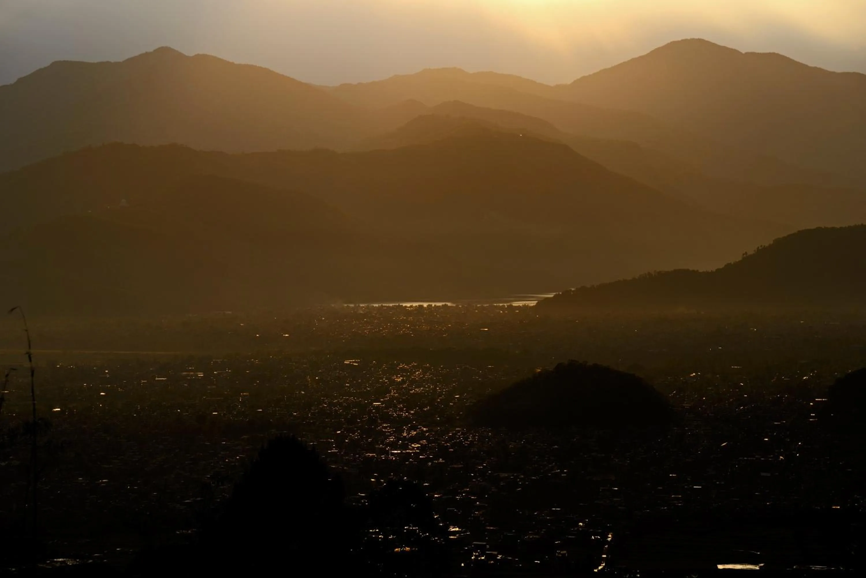 View (from property/room) in Tiger Mountain Pokhara Lodge